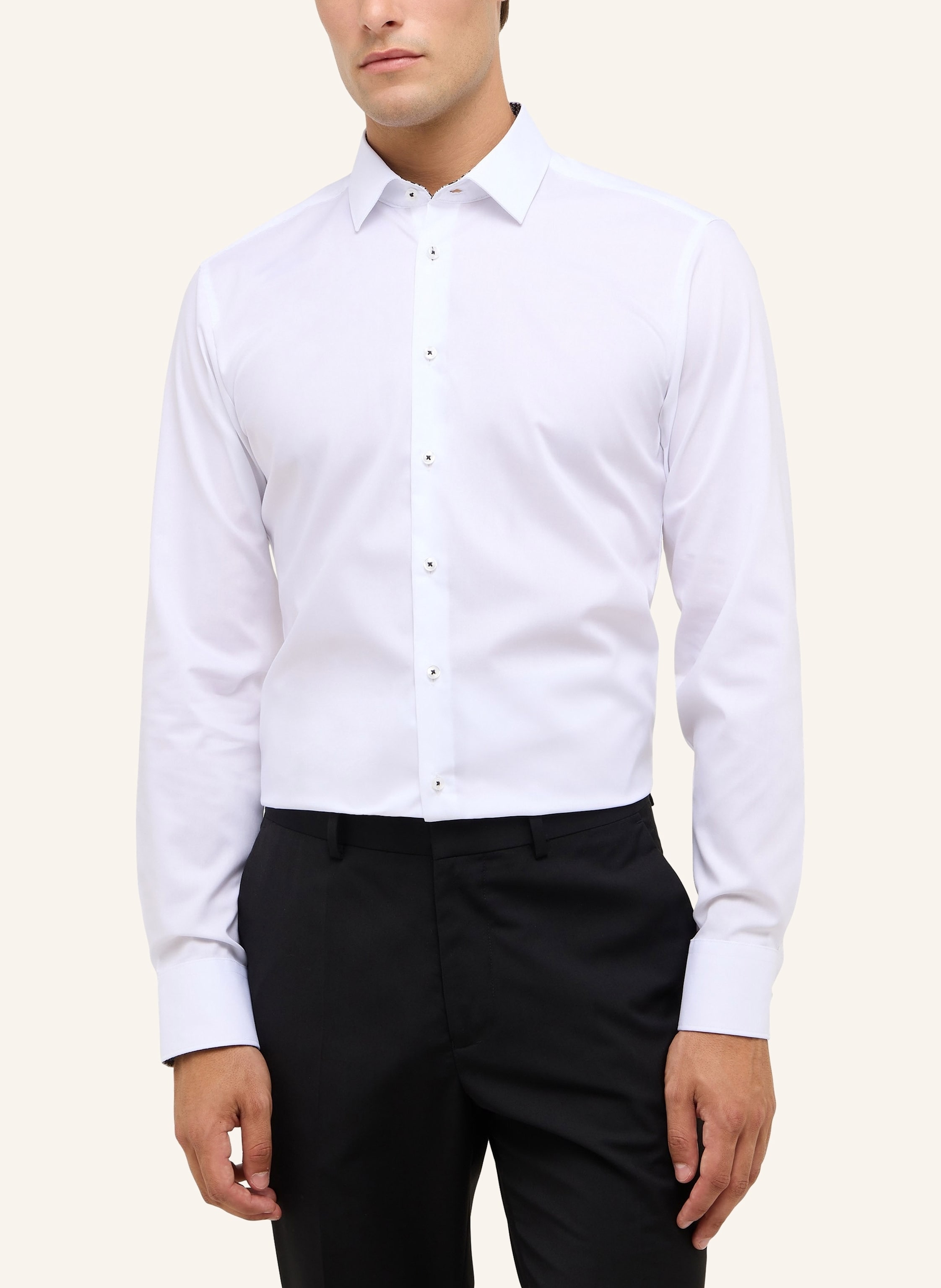 Thumbnail - Eterna Hemd Slim Fit weiss