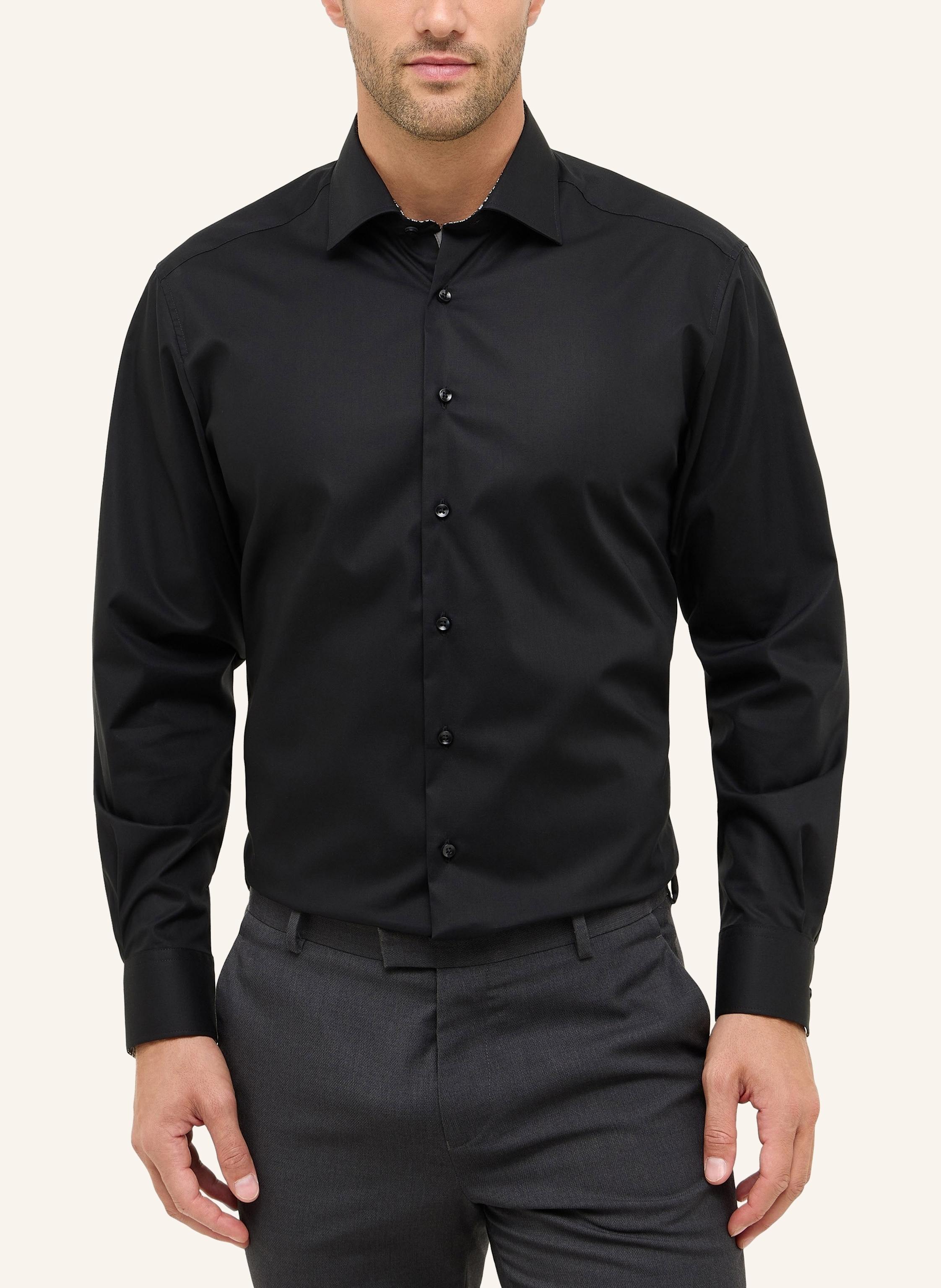 Thumbnail - Eterna Hemd Modern Fit schwarz