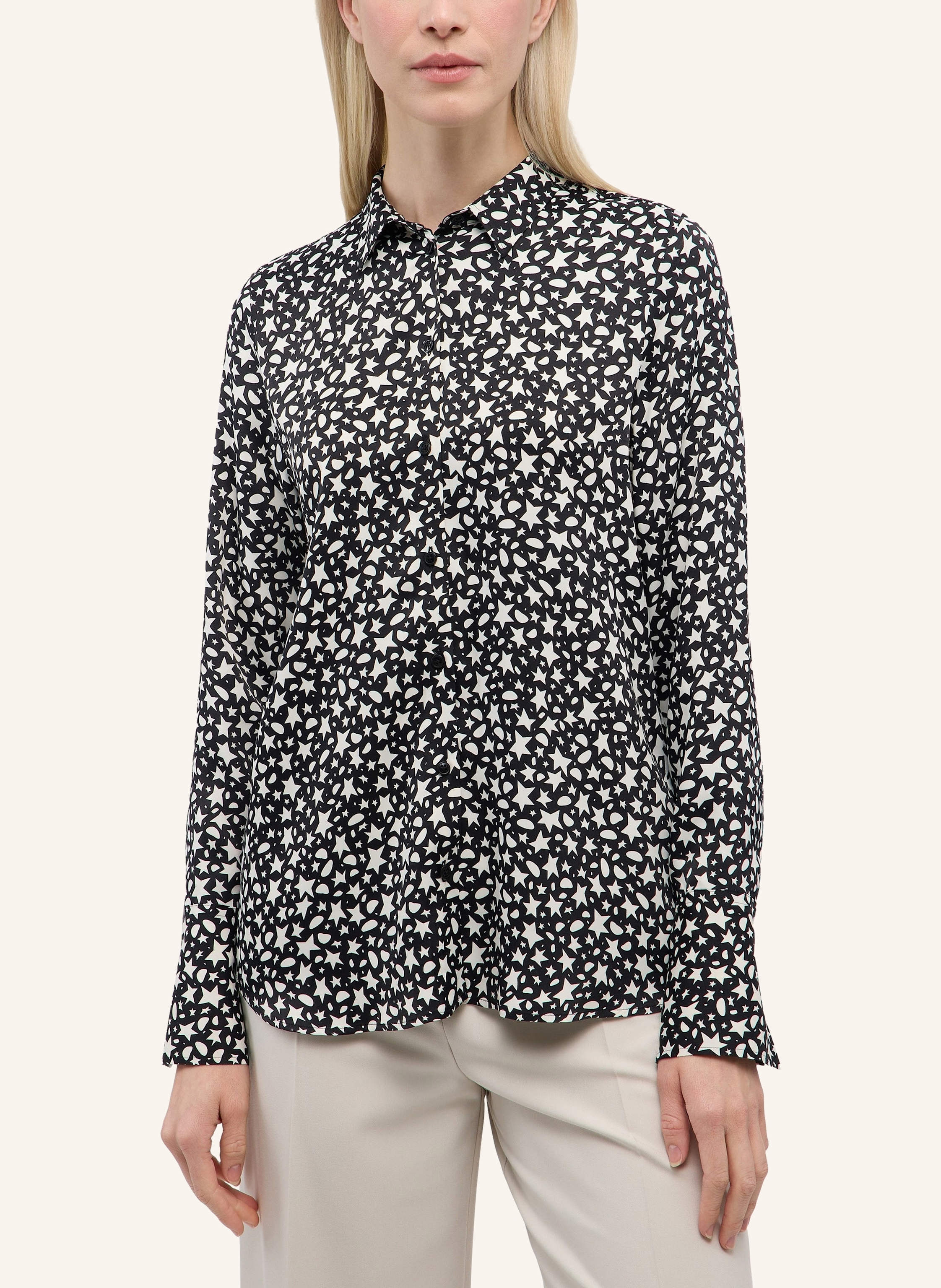 Thumbnail - Eterna Bluse Regular Fit schwarz