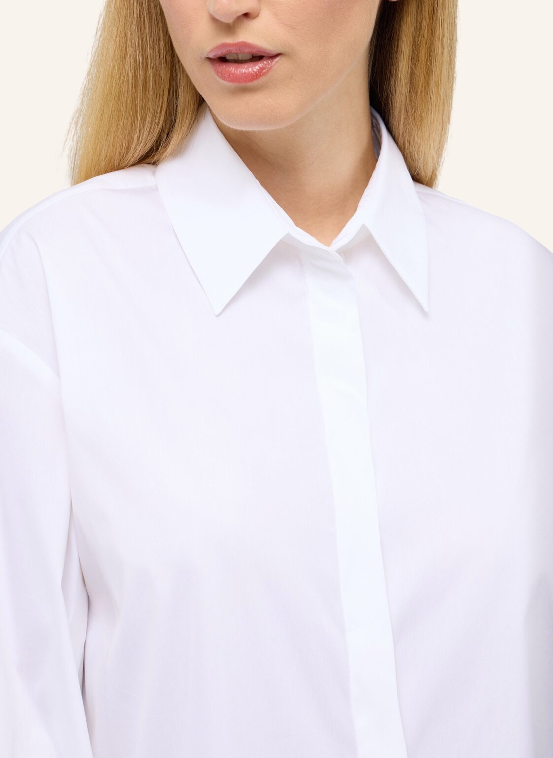 Thumbnail - 1863 By Eterna Bluse Oversize Fit weiss