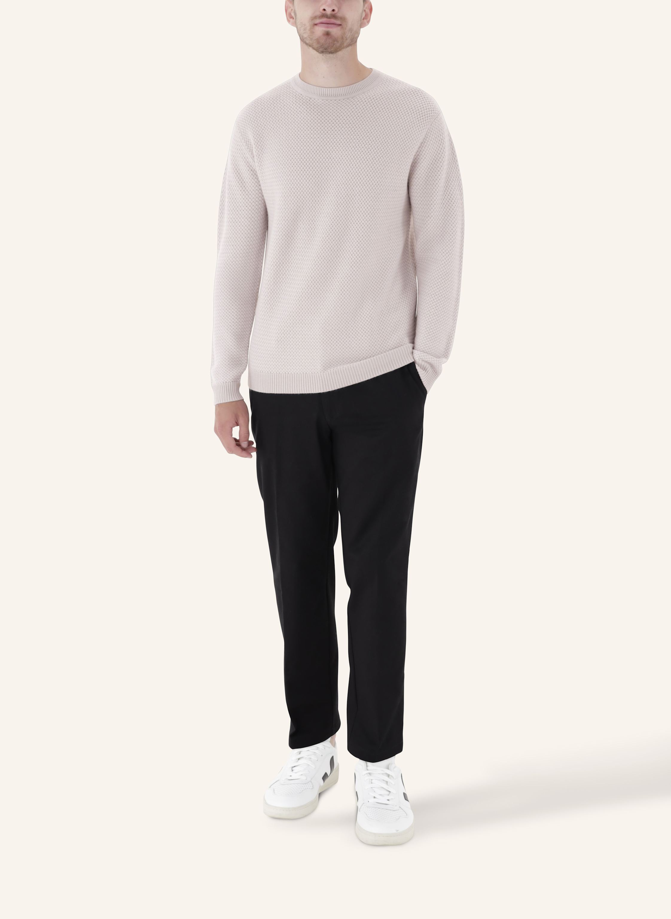 Thumbnail - Cg - Club Of Gents Strick Cg Bo Slim Fit grau