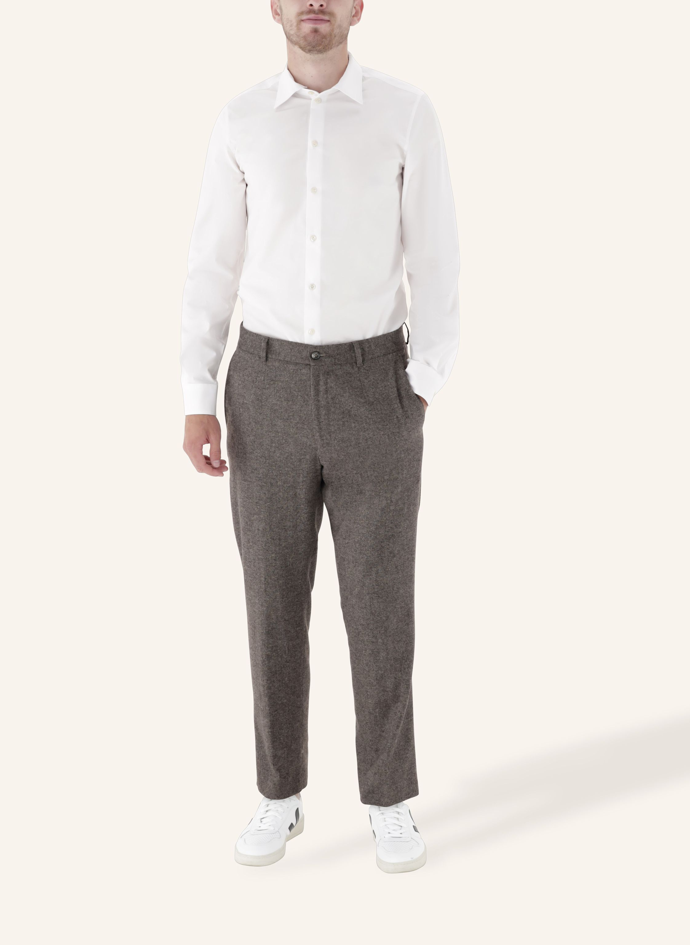 Thumbnail - Cg - Club Of Gents Hose Cg Obel Slim Fit braun