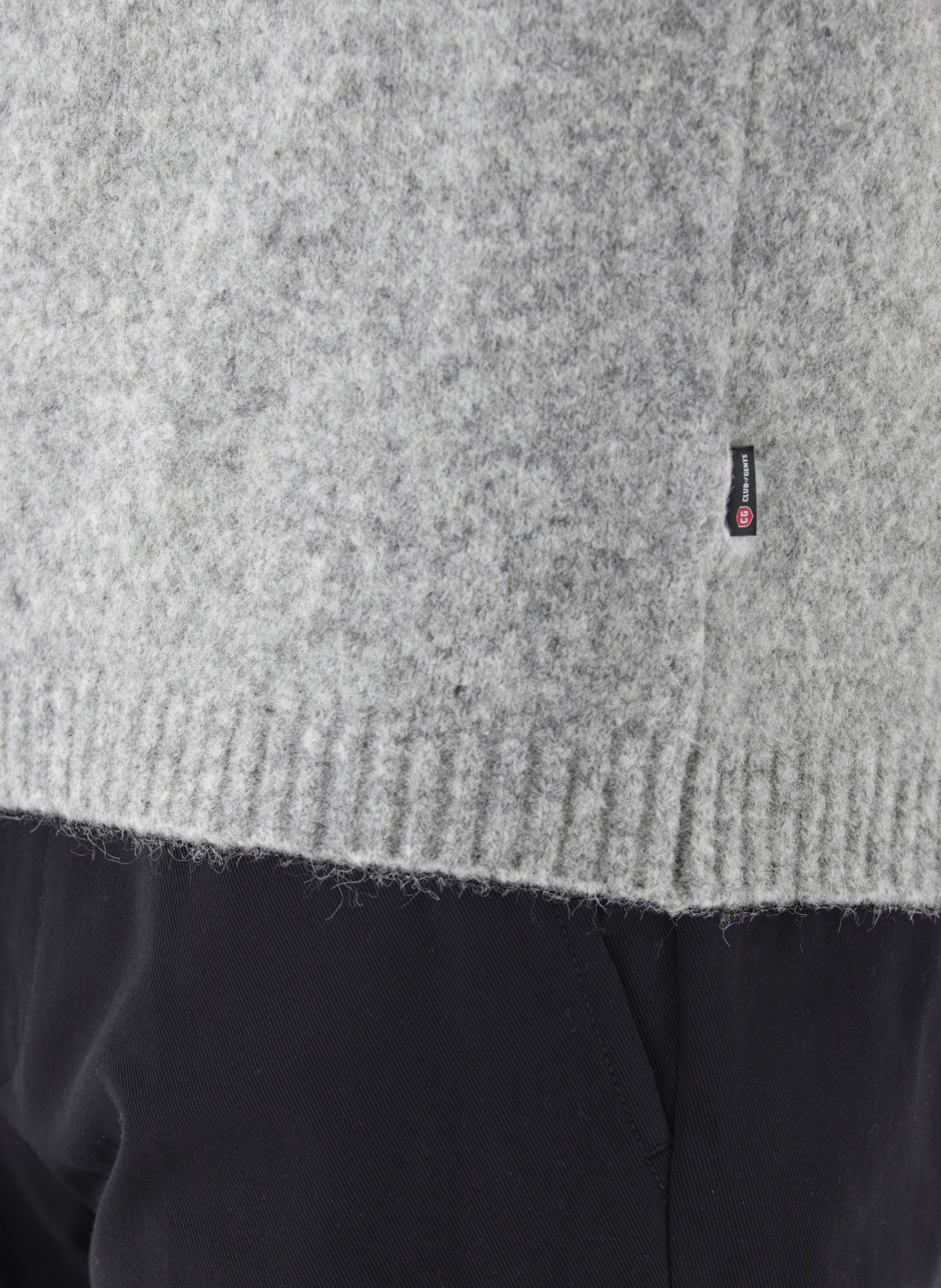 Thumbnail - Cg - Club Of Gents Strick Cg Bennie Slim Fit grau