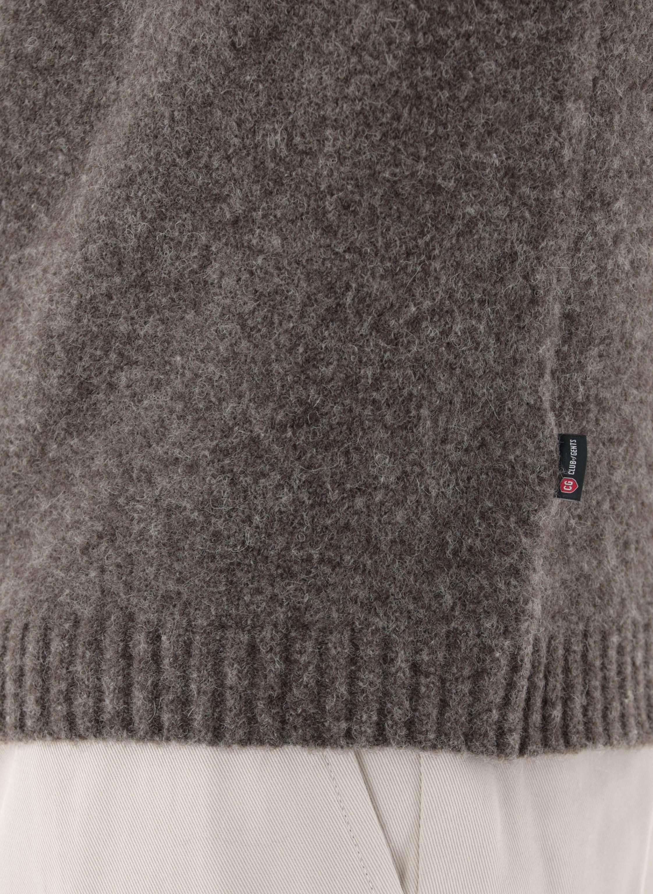 Thumbnail - Cg - Club Of Gents Strick Cg Bennie Slim Fit braun