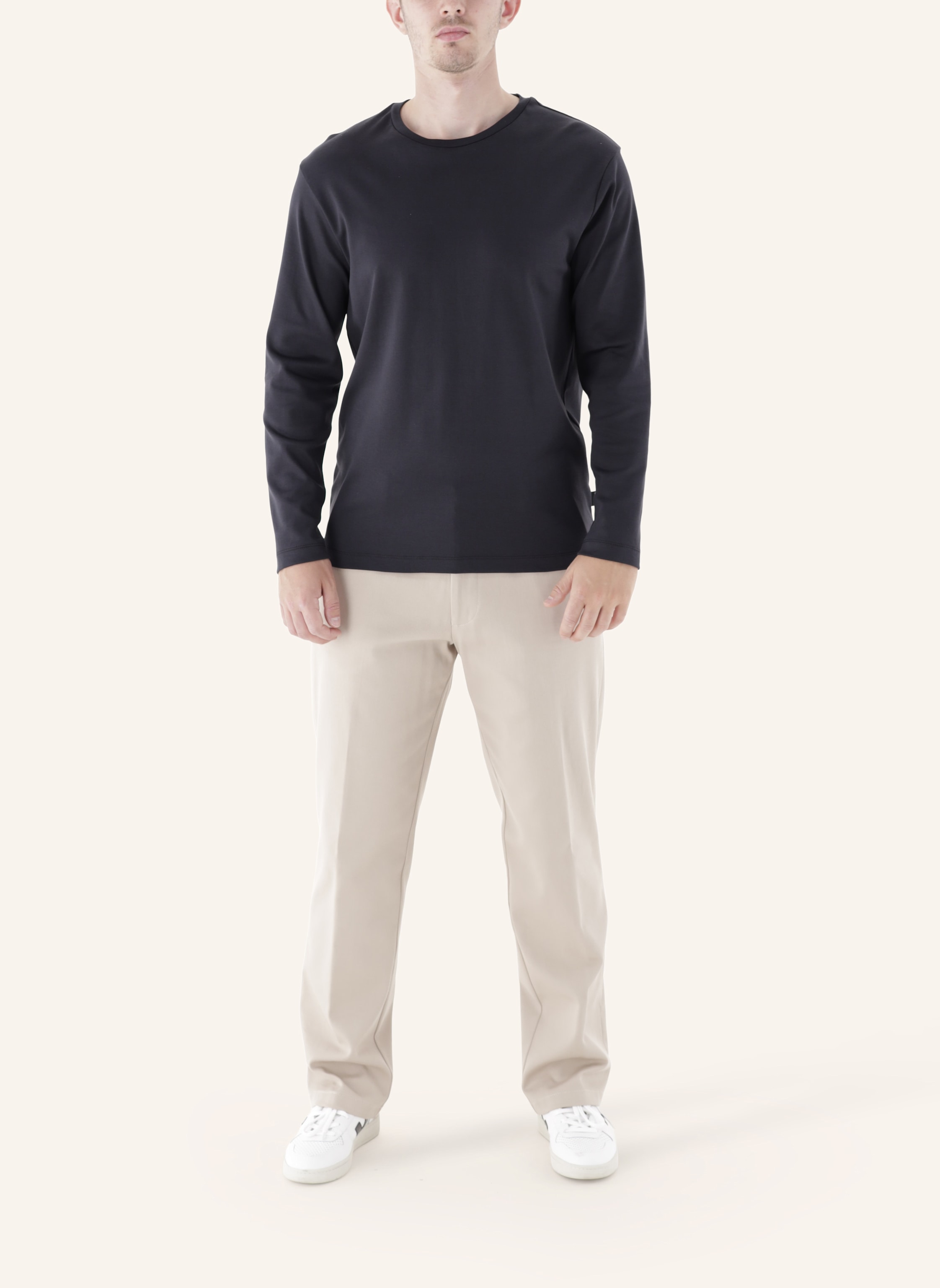 Thumbnail - Cg - Club Of Gents Jersey Cg Brigg Slim Fit schwarz