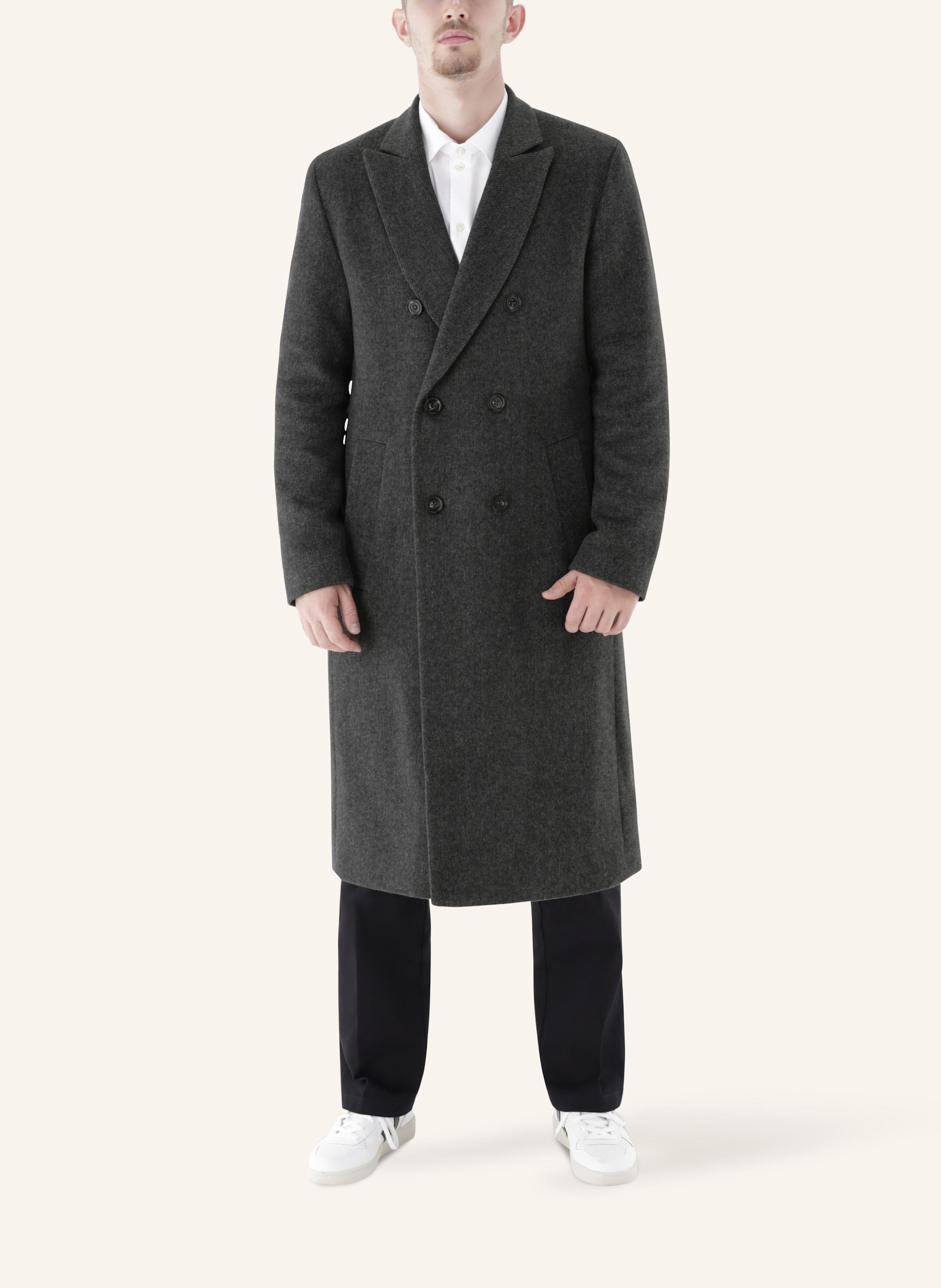 Thumbnail - Cg - Club Of Gents Mantel Cg Malton Bv Slim Fit grau