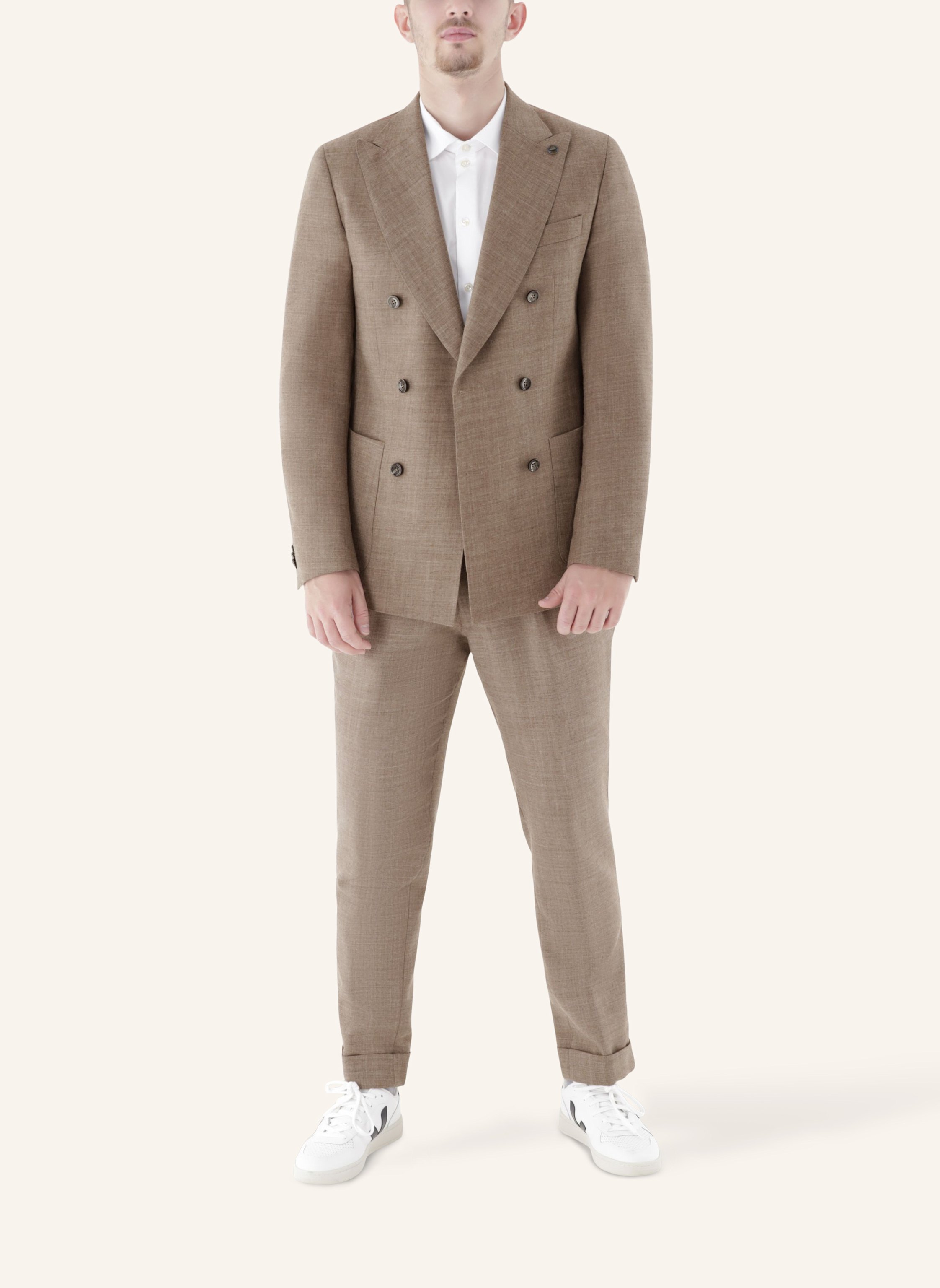 Thumbnail - Cg - Club Of Gents Hose Cg Obey Slim Fit braun