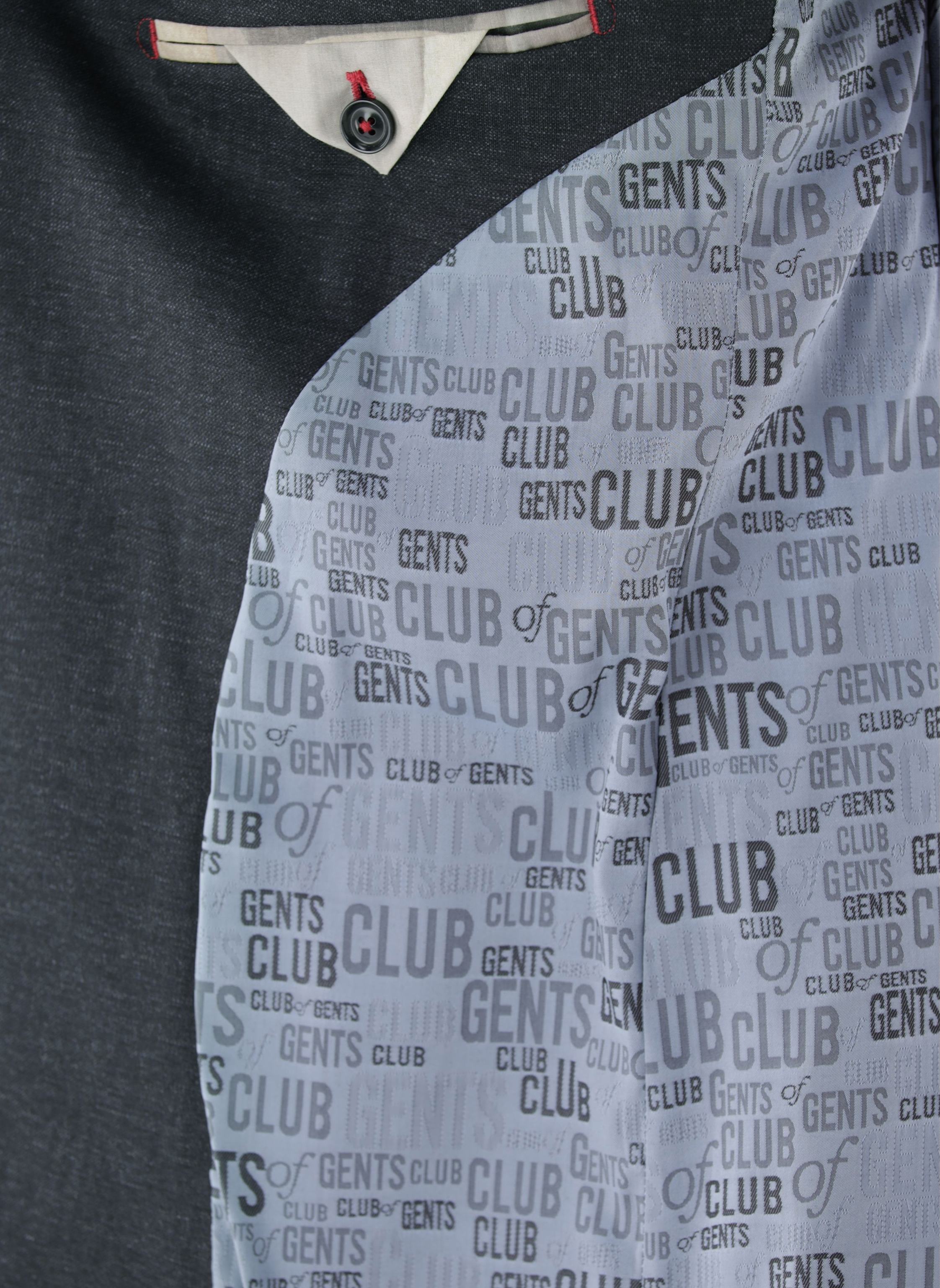 Thumbnail - Cg - Club Of Gents Sakko Cg Cuba-J Grs Sv Slim Fit blau