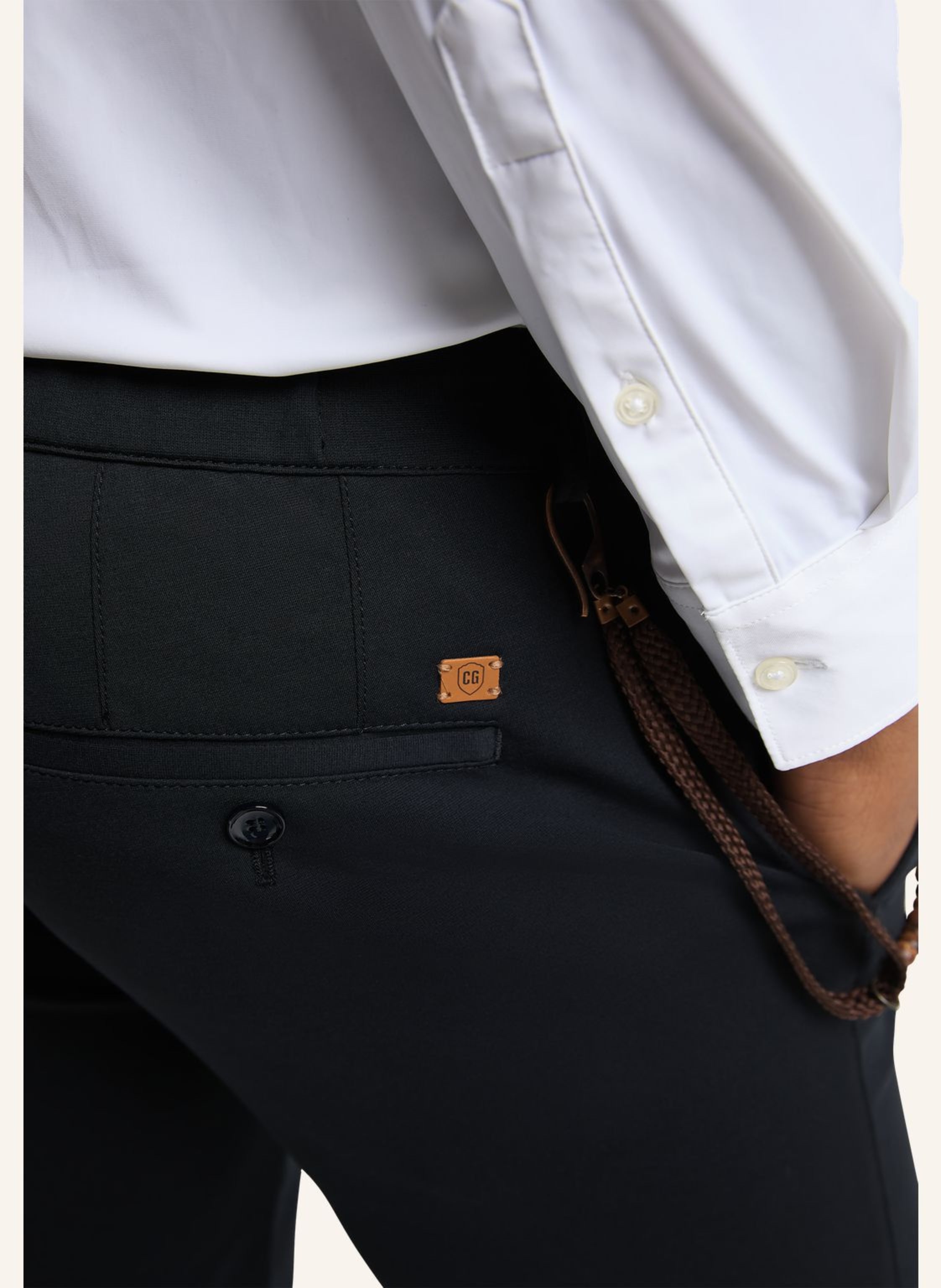 Thumbnail - Cg - Club Of Gents Hose Cg Conn Slim Fit blau