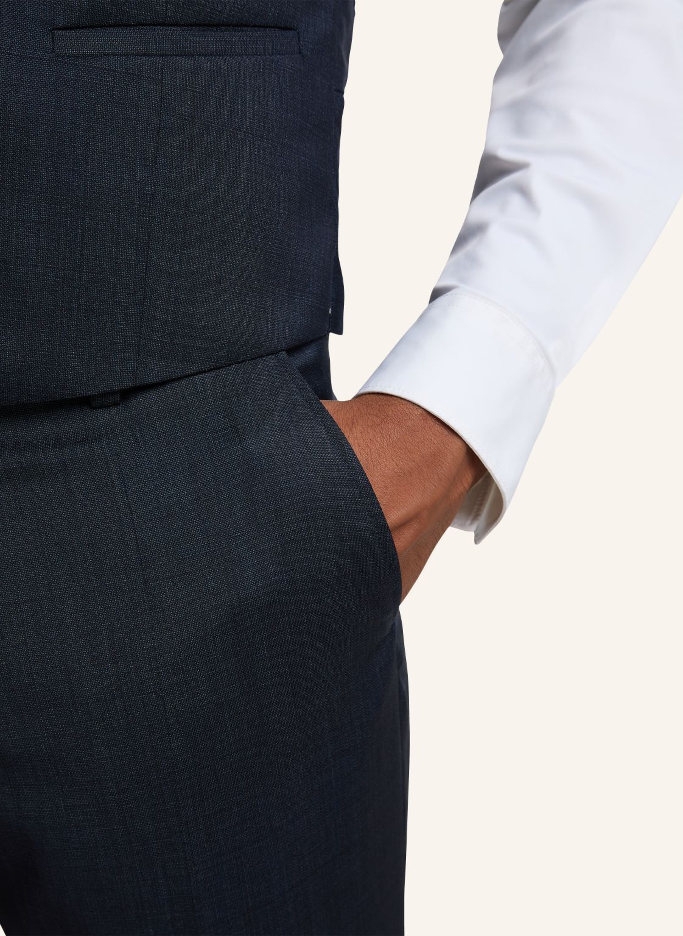 Thumbnail - Cg - Club Of Gents Hose Cg Pascal-St Slim Fit blau