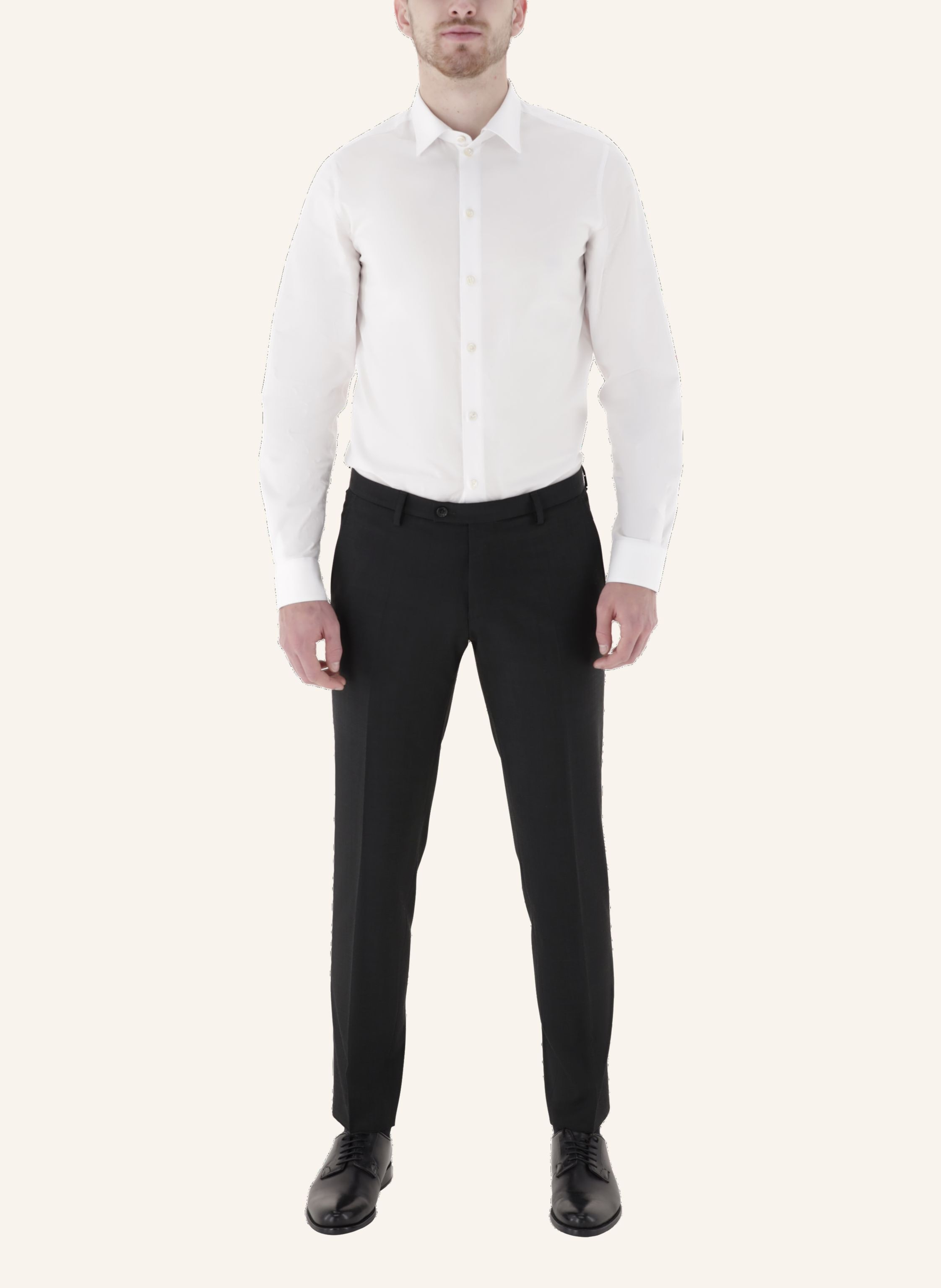 Thumbnail - Cg - Club Of Gents Hose Cg Cedric Slim Fit grau