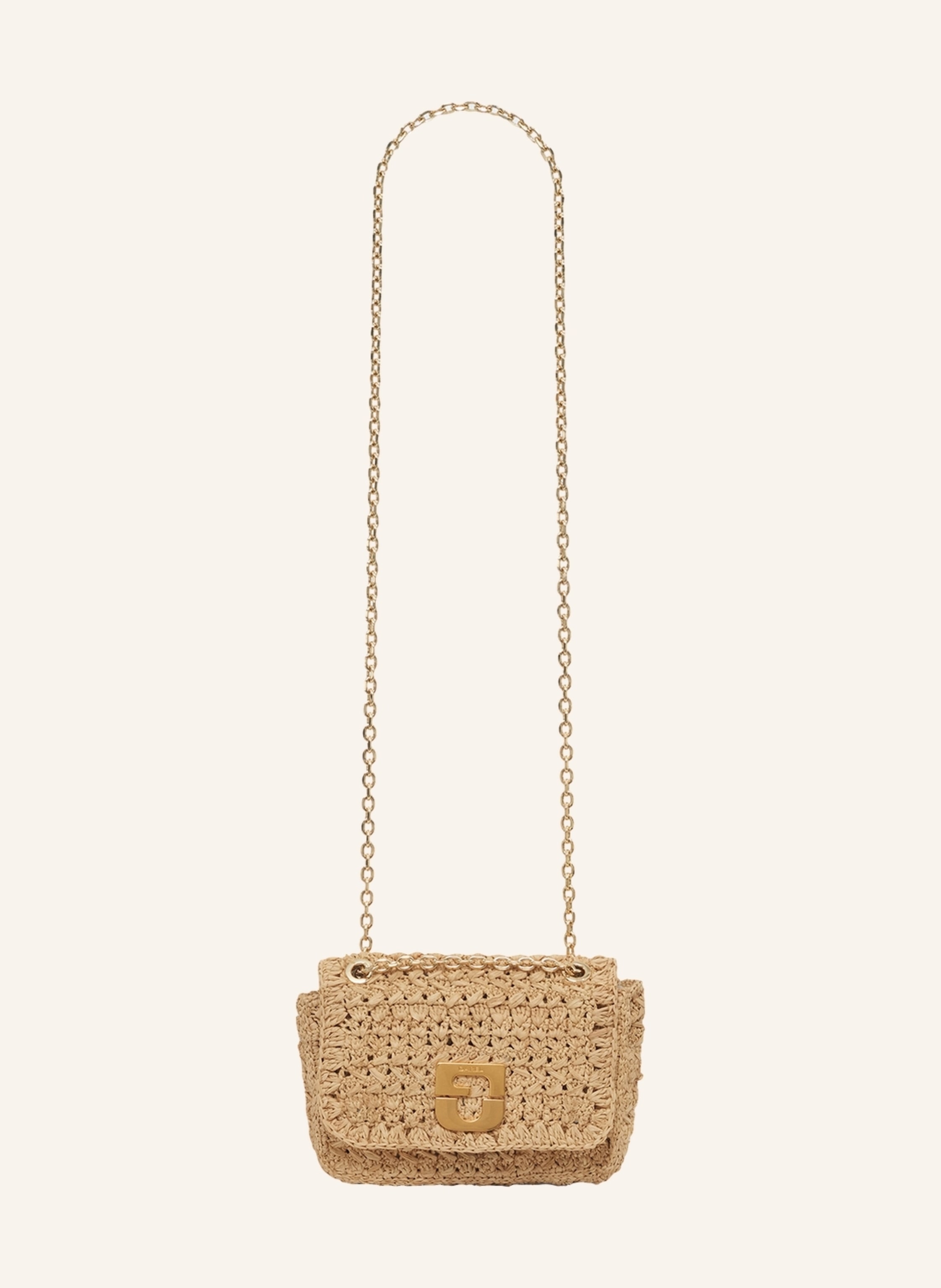 Gerard Darel Kleines Juwel in der Raphia-Kollektion, MINI FANNY hat das Zeug zu einer Ikone. Dank des idealen Formats für Tag und Nacht und des Kettengurts lässt sich diese schicke und praktische Tasche bequem tra Mini in beige