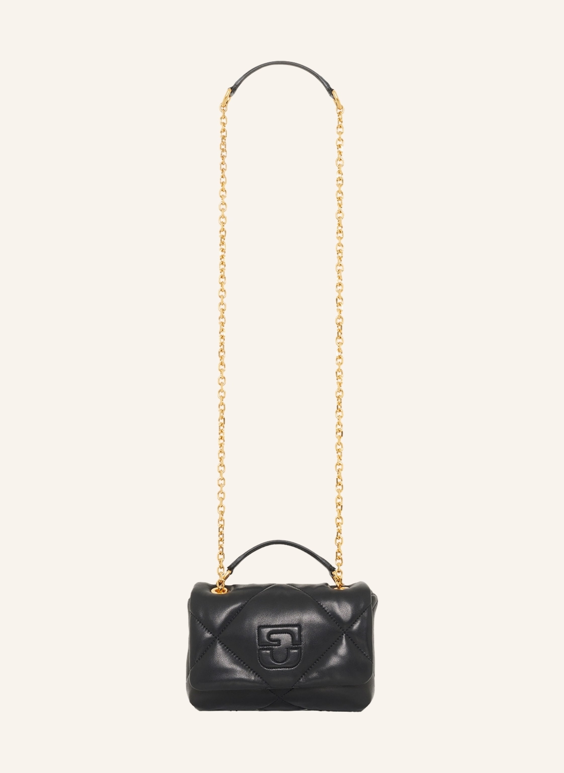 Gerard Darel Kleines Juwel in der Premium-Kollektion, MINI FANNY hat das Zeug zu einer Ikone. Dank des idealen Formats für Tag und Nacht und des Ledergurts mit Kette lässt sich diese schicke und praktische Tasche Mini in schwarz