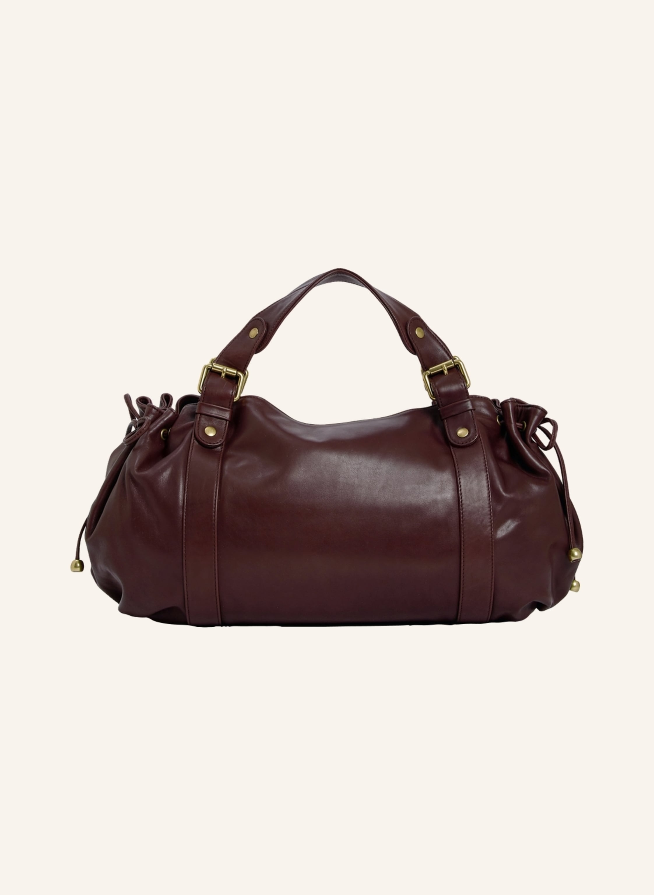 Gerard Darel 24 H ist eine ikonische Handtasche aus dem Lederwarenangebot von Darel ? zeitlos und lässig zugleich. Kombination aus einem geschmeidigen, leicht wachsartigen Gefühl und subtilen, transparenten Abschl in dunkelrot