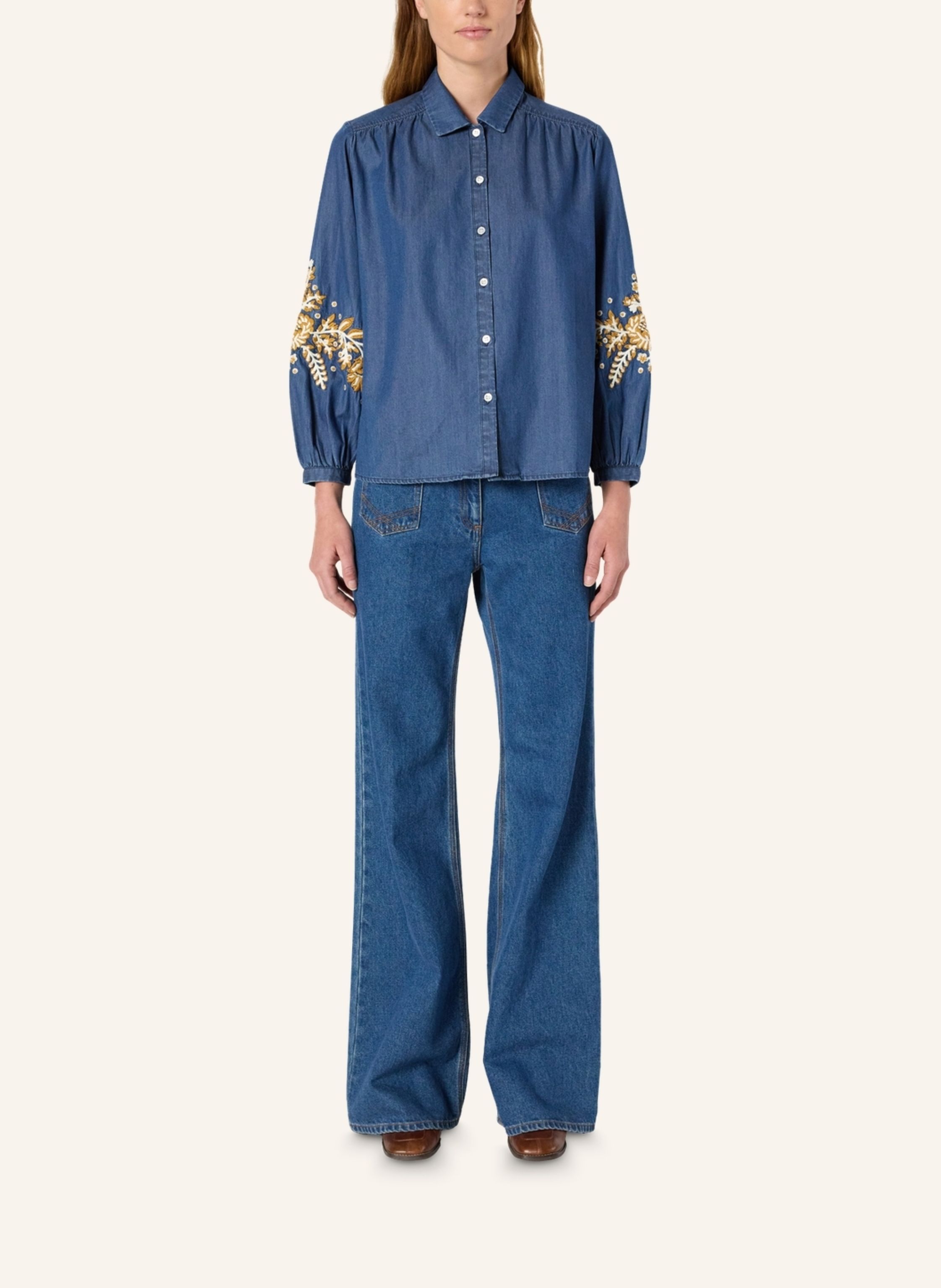 Thumbnail - Gerard Darel Bluse Amelie blau