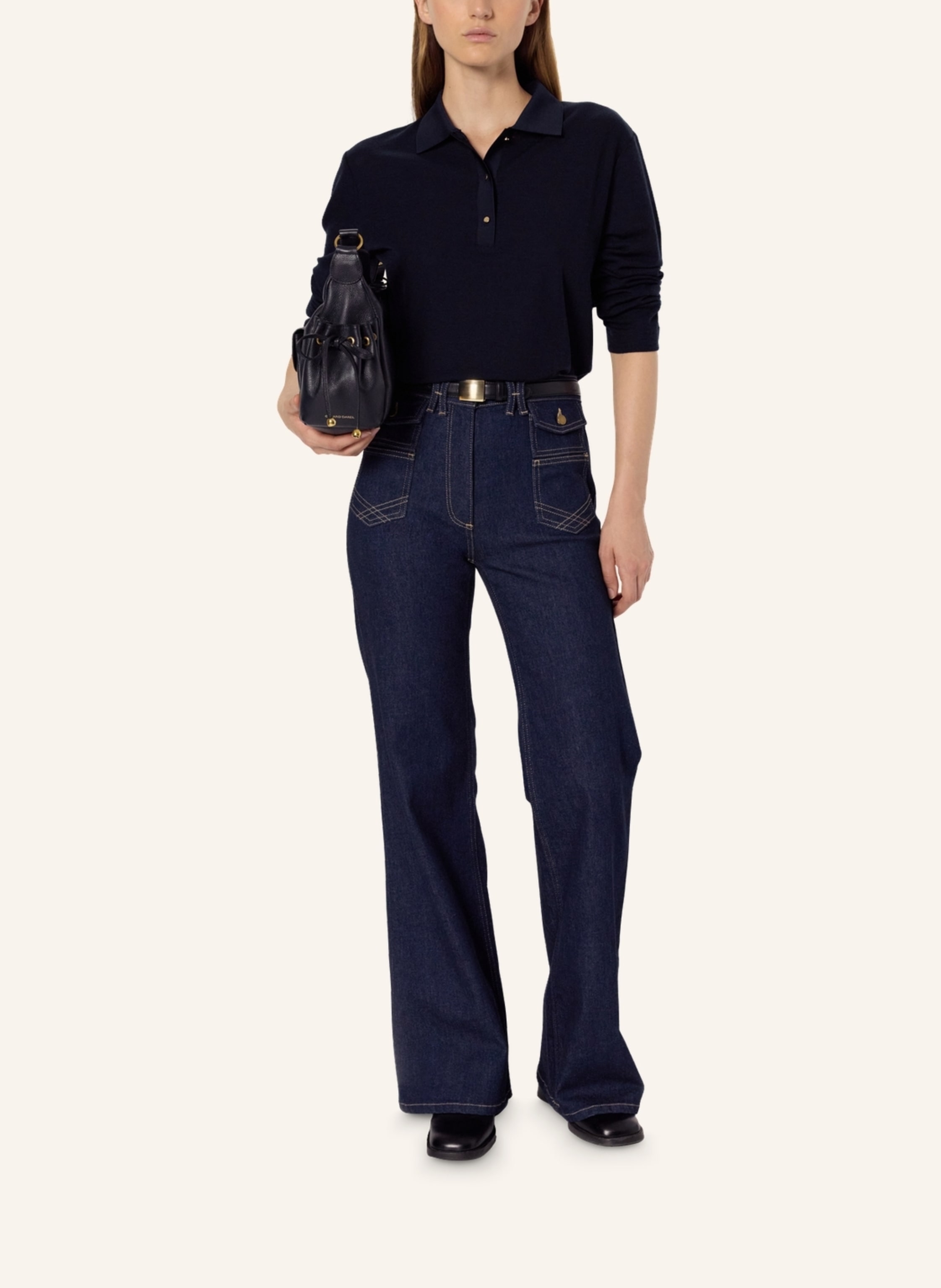 Thumbnail - Gerard Darel Pullover Hilary blau