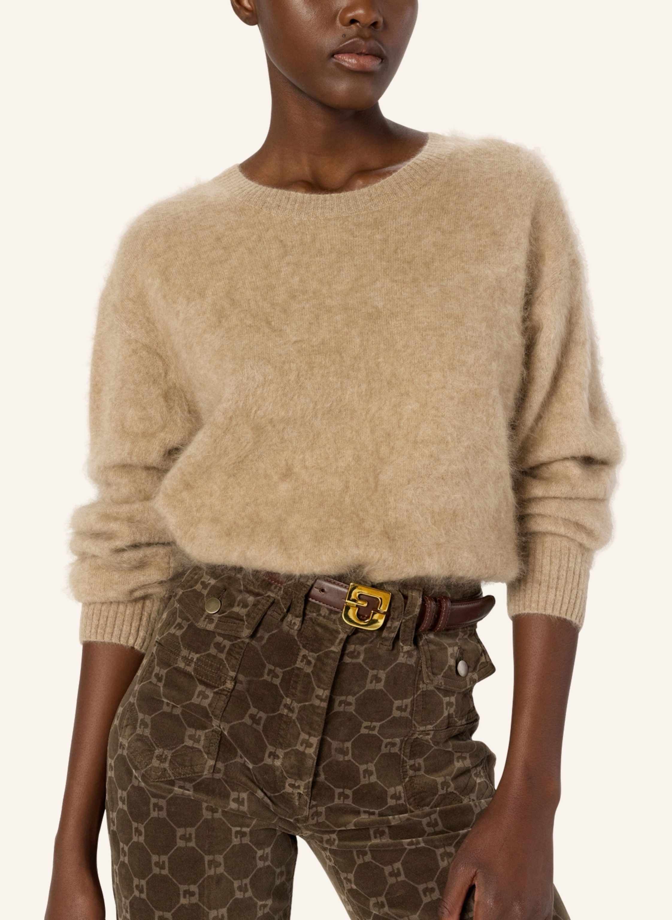 Thumbnail - Gerard Darel Pullover Elina beige