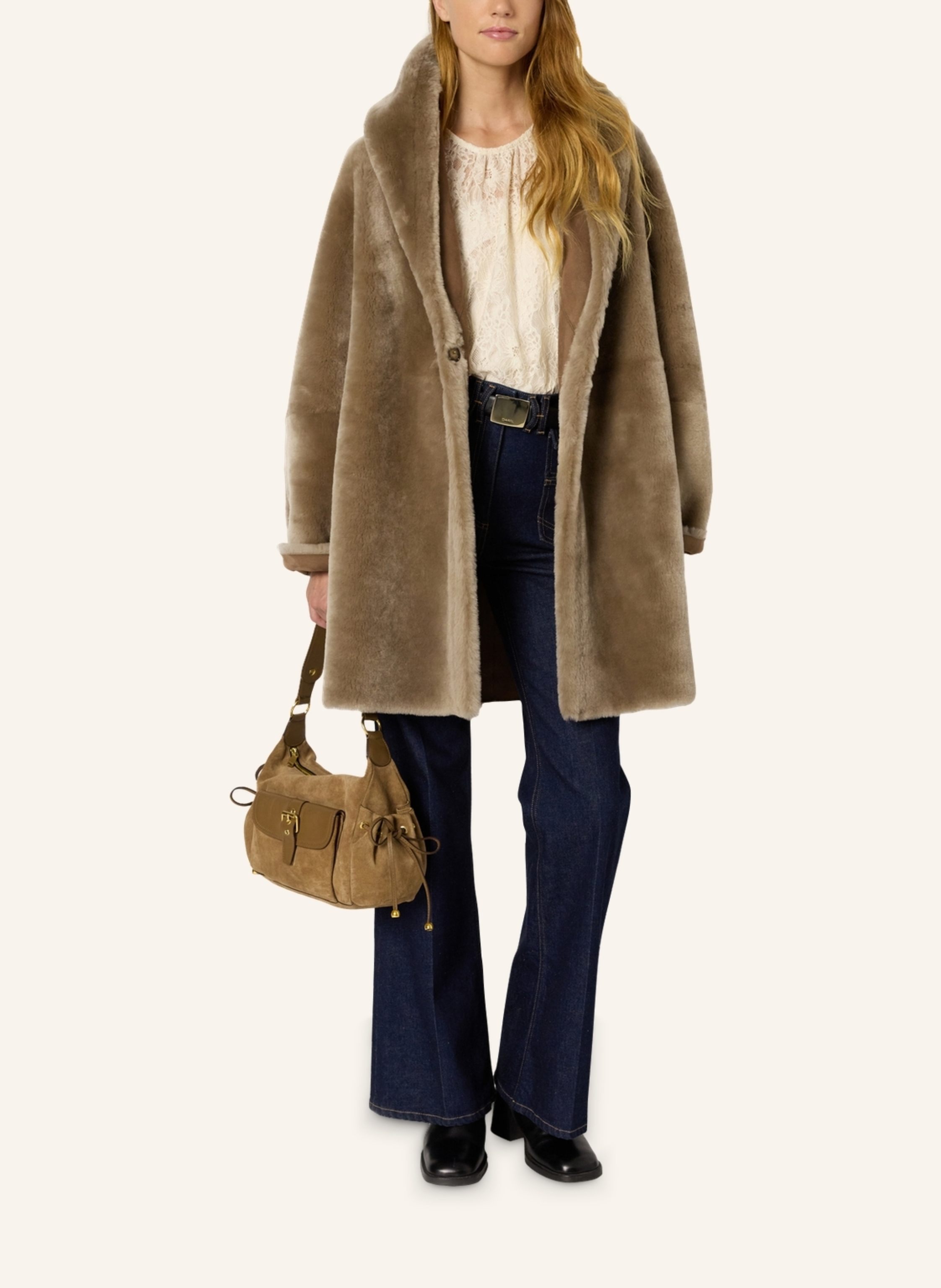 Thumbnail - Gerard Darel Mantel Malia braun