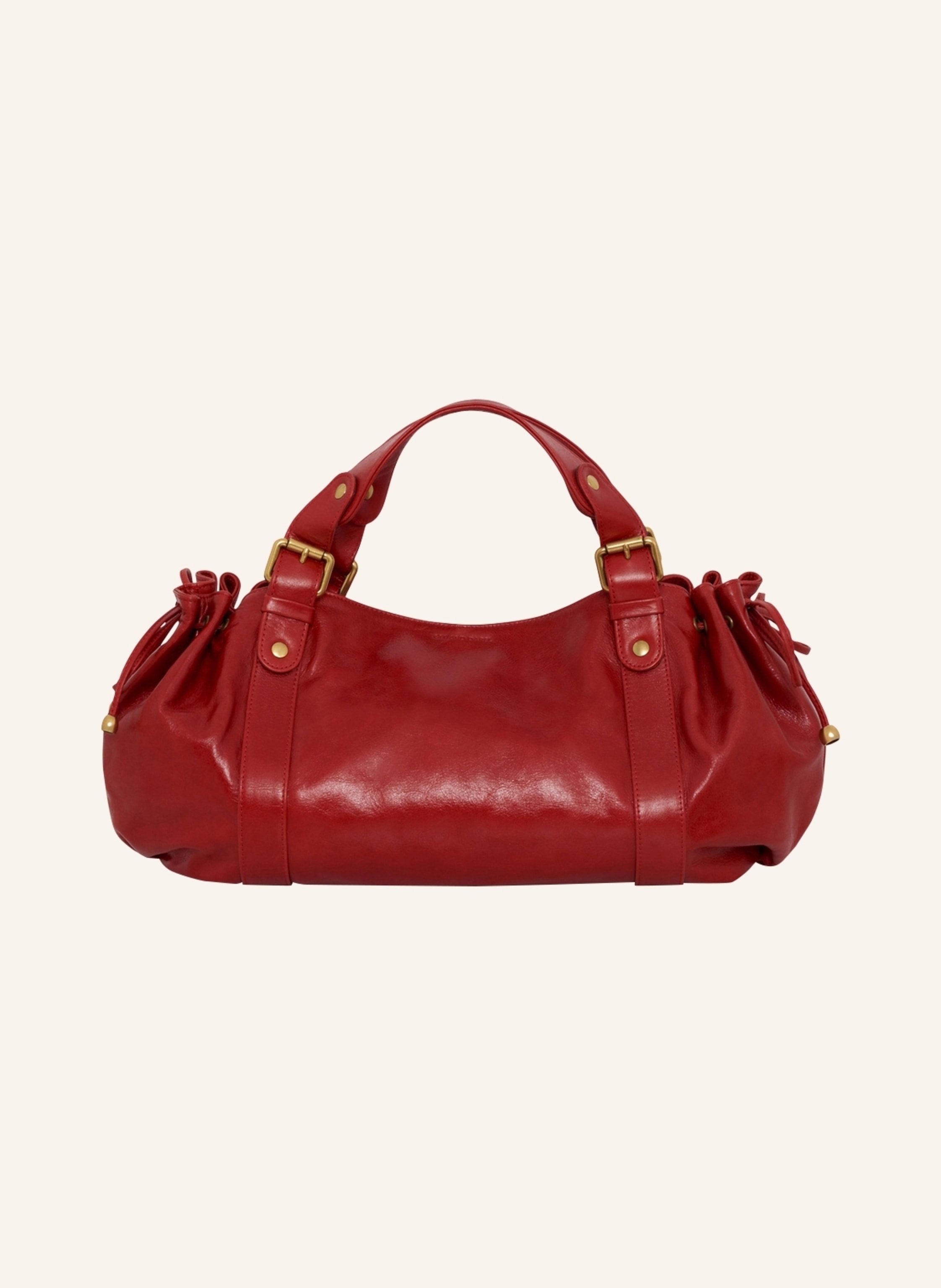 Gerard Darel Symbol der Lederwaren Darel, die Tasche 24 H steht für einen Stil, der zeitlos und natürlich-lässig ist.Dieses subtil geknitterte Leder im Stil der 70er Jahre, elegant und leicht glänzend, erinnert an in rot