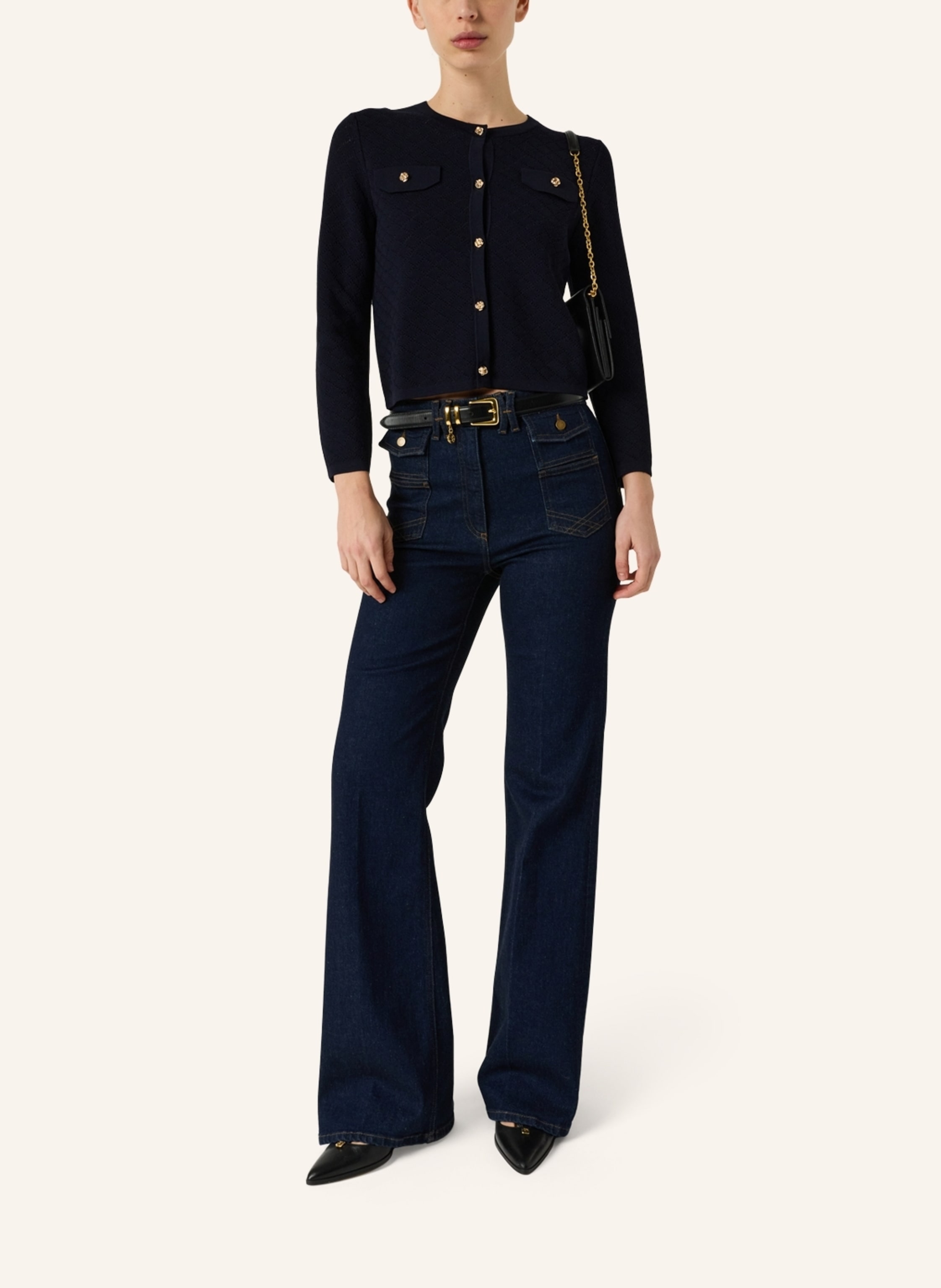 Thumbnail - Gerard Darel Strickjacke Lubna blau