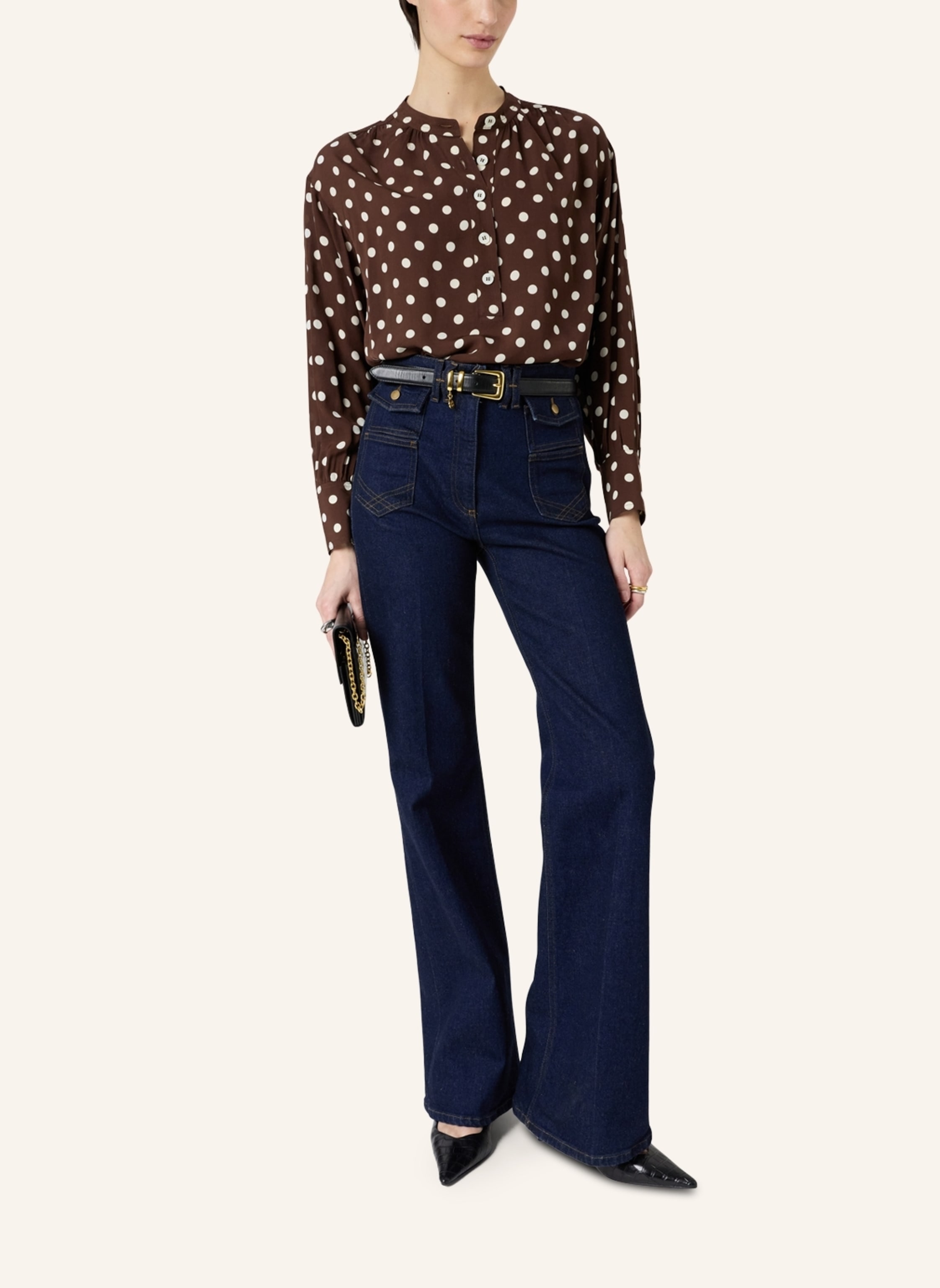 Thumbnail - Gerard Darel Bluse Cayane braun