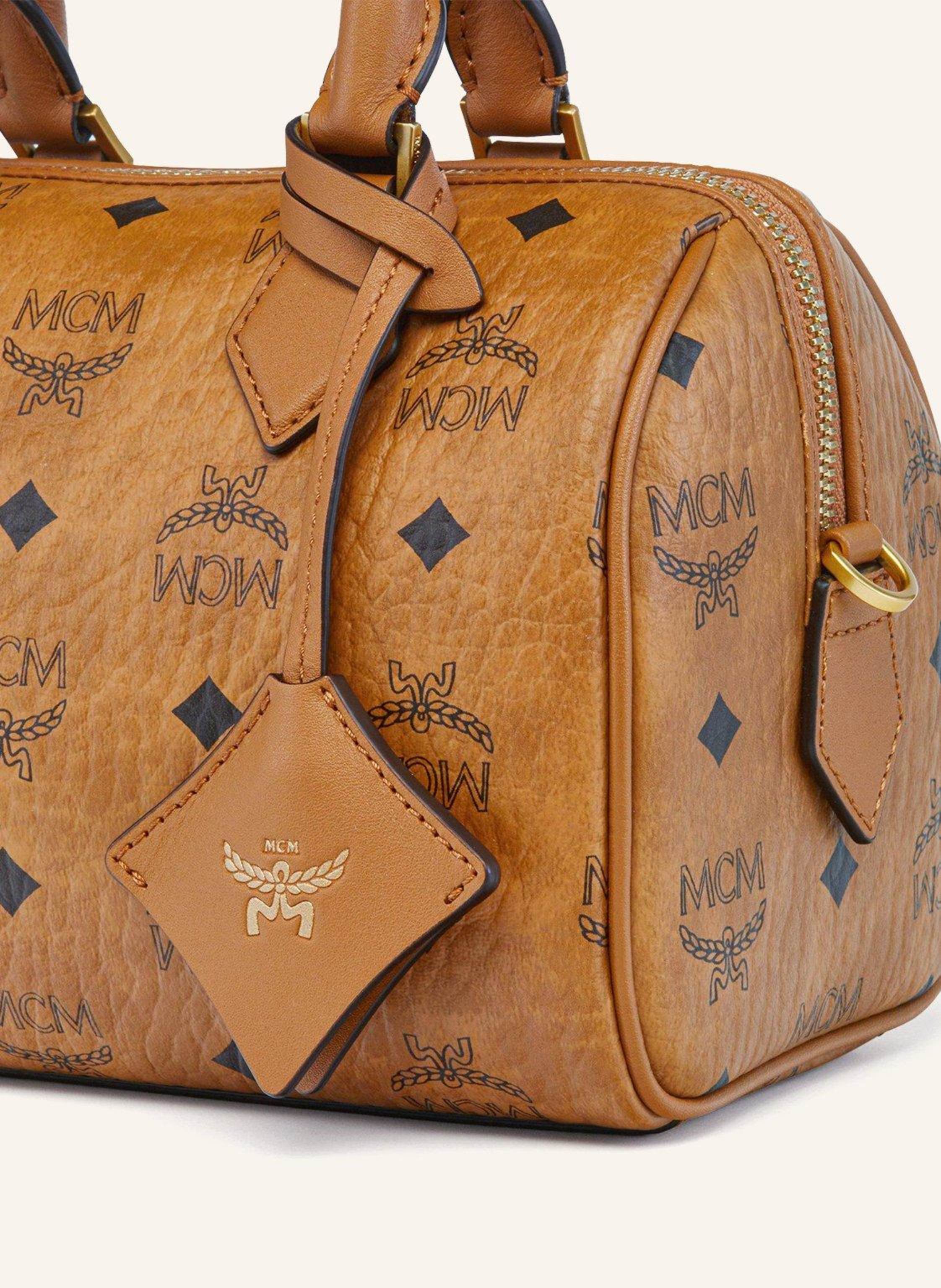Thumbnail - Mcm Handtasche Visetos braun