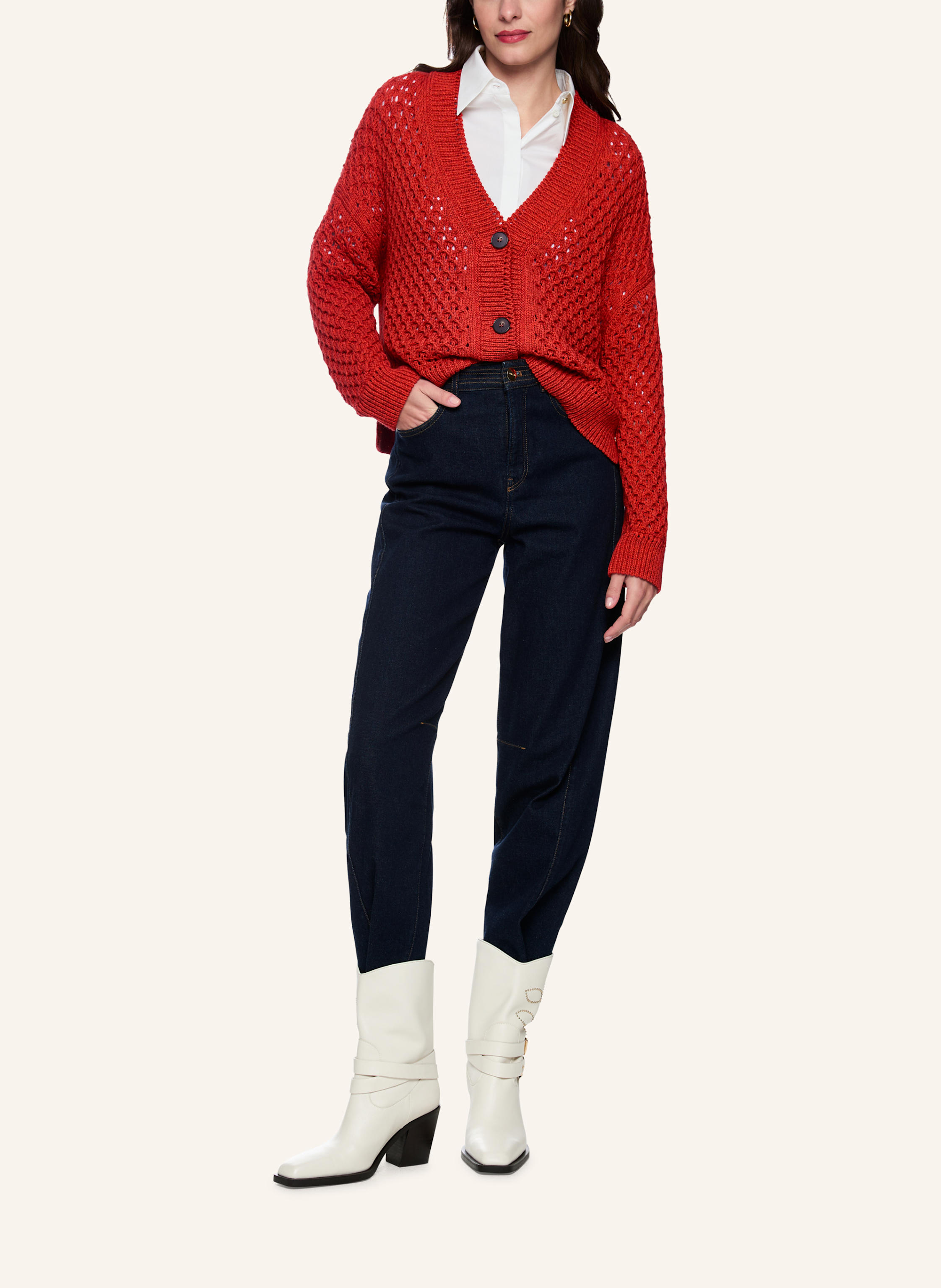 Thumbnail - Marc Cain Cardigan rot