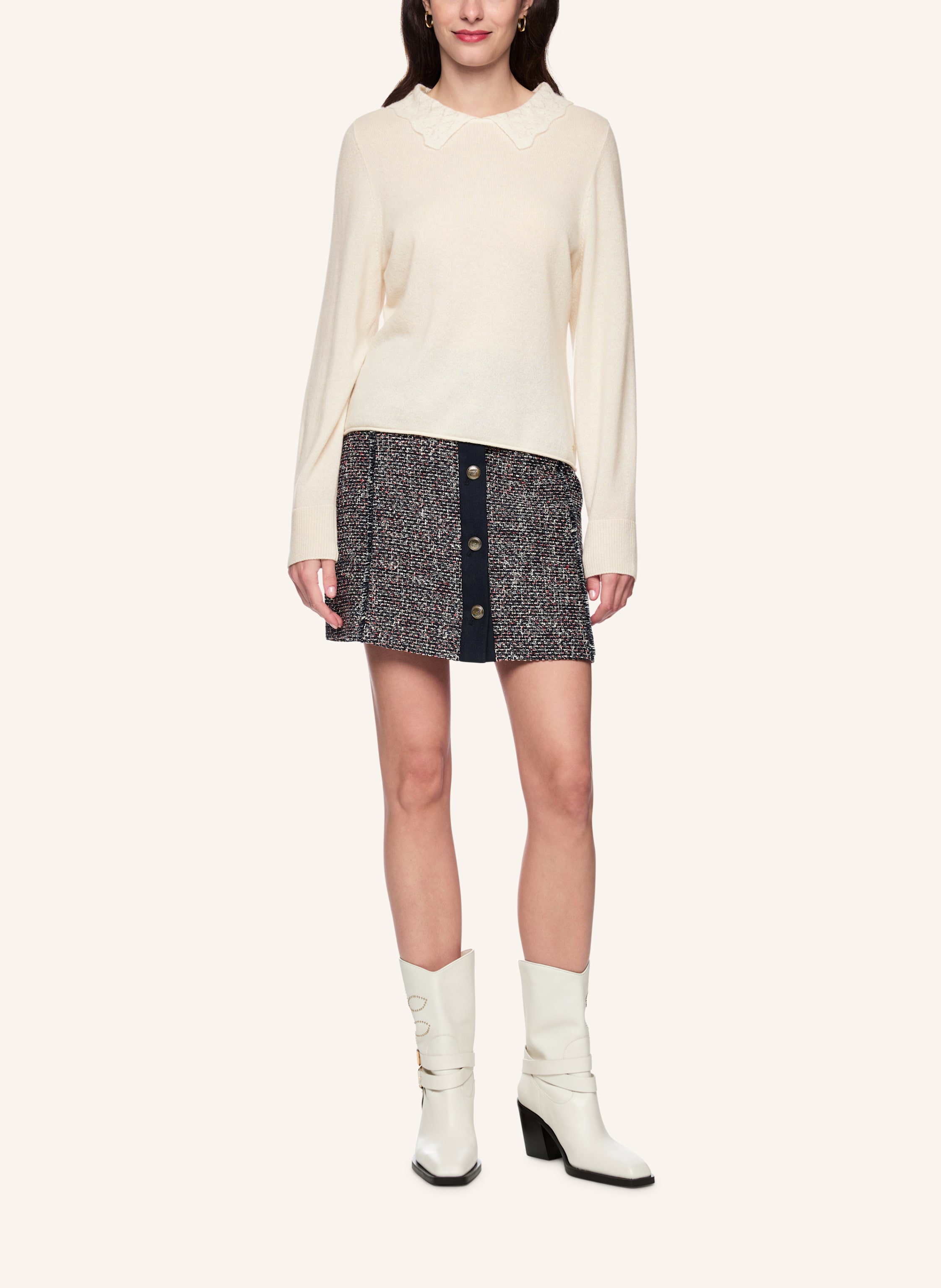 Thumbnail - Marc Cain Pullover weiss