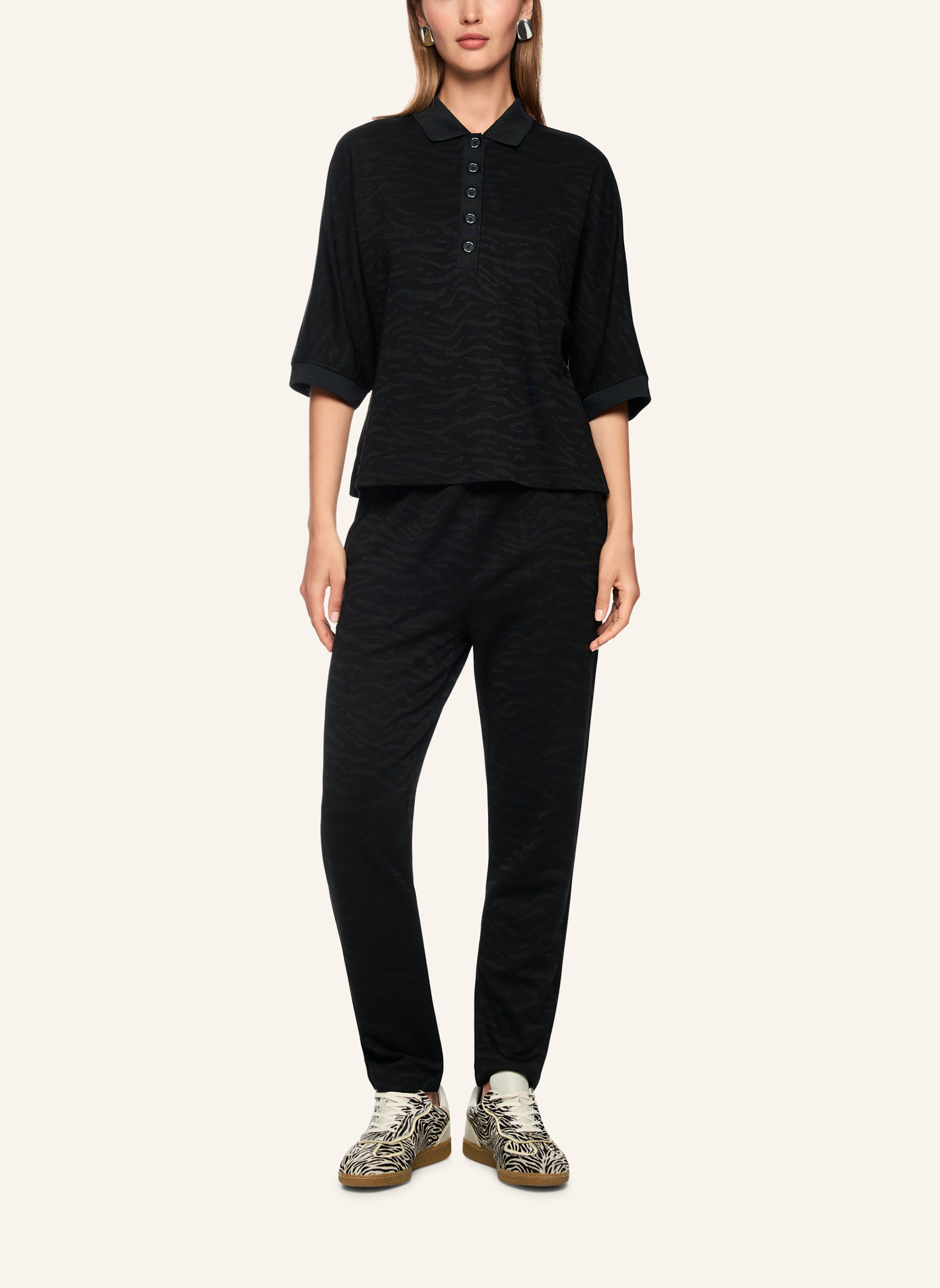 Thumbnail - Marc Cain Poloshirt schwarz