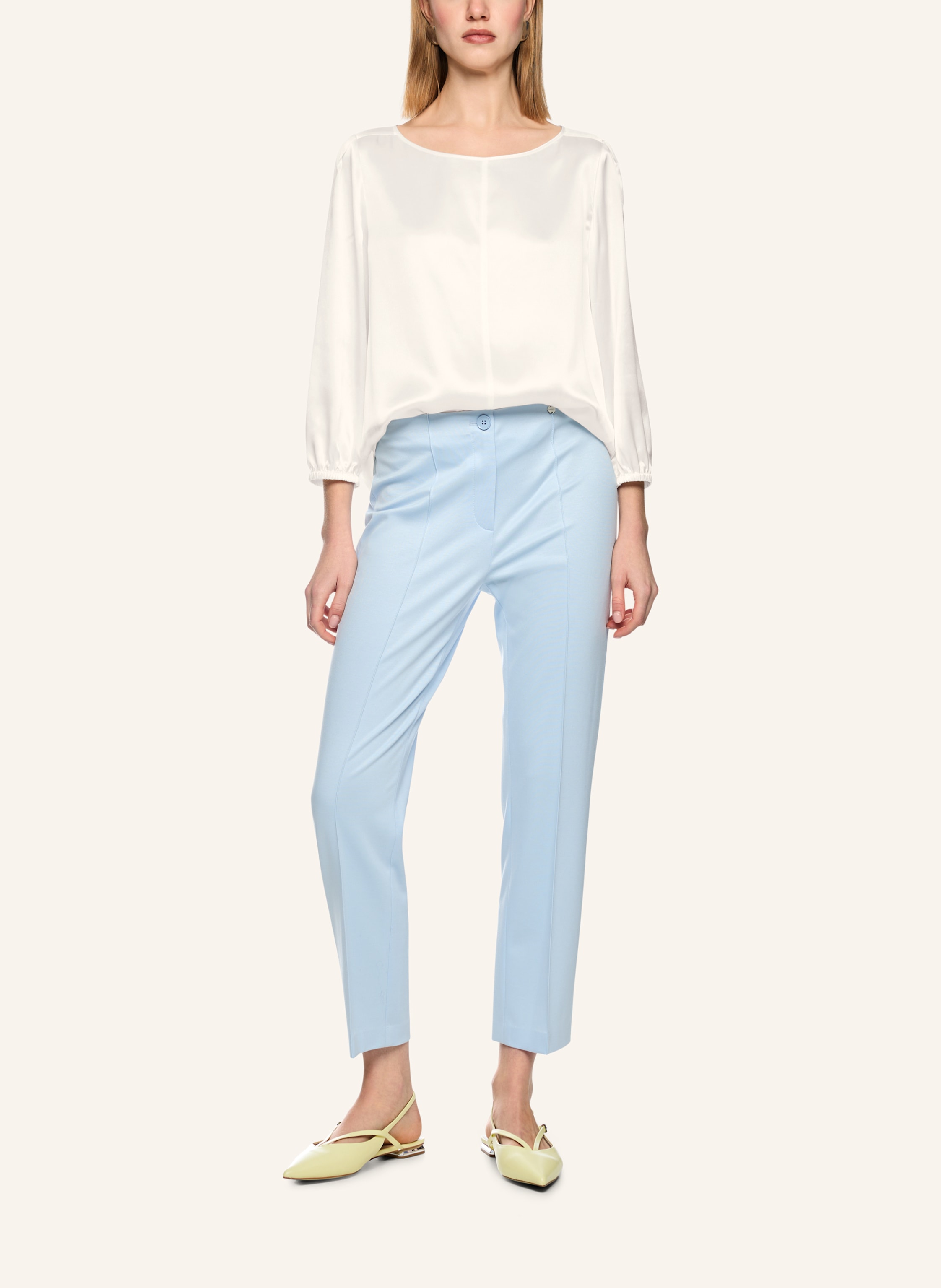 Thumbnail - Marc Cain Seidenbluse Mit 3/4-Arm weiss