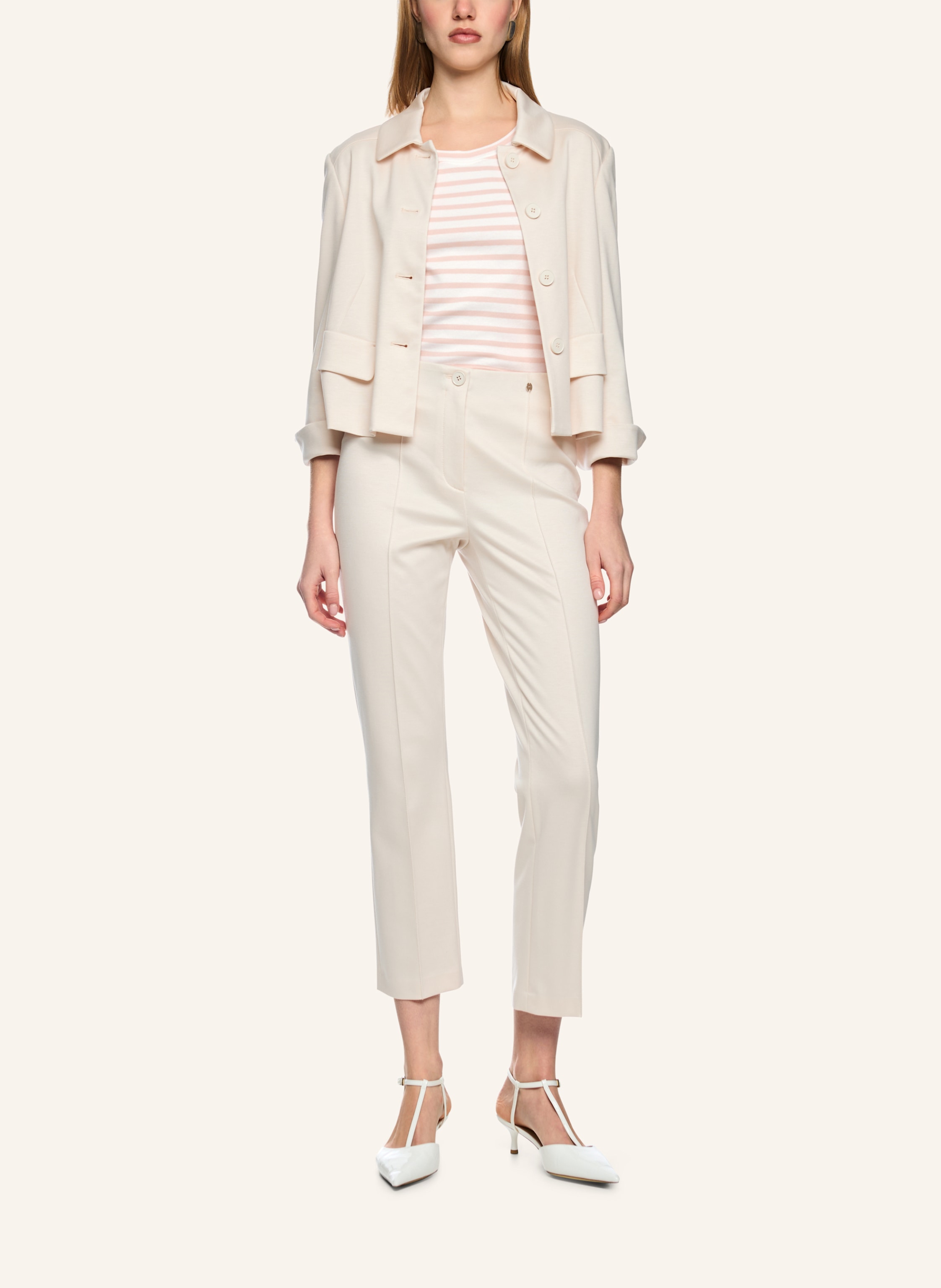 Thumbnail - Marc Cain Shirt Mit 3/4-Arm beige