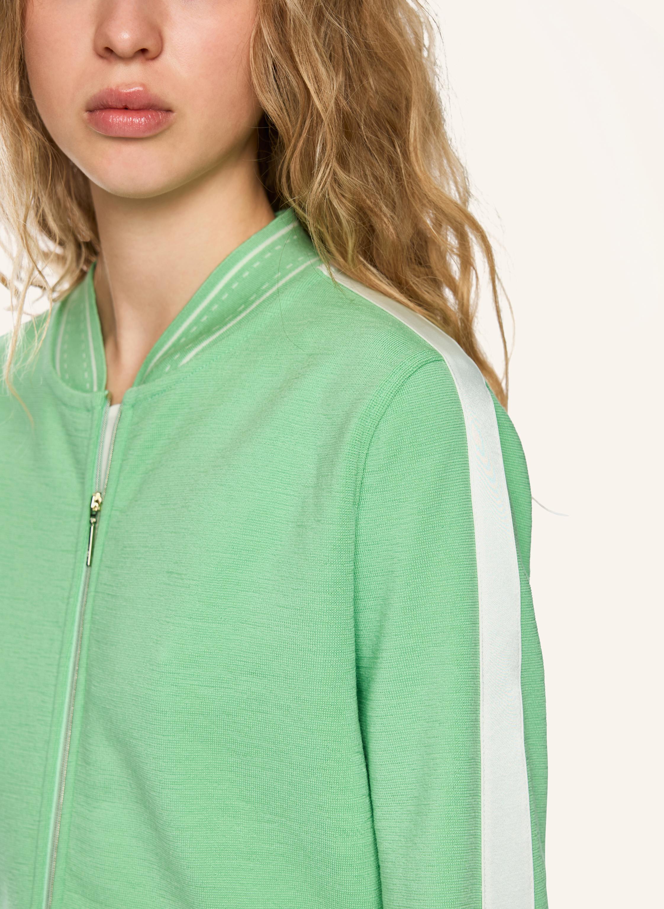 Thumbnail - Marc Cain Blouson Mit Galonstreifen gruen