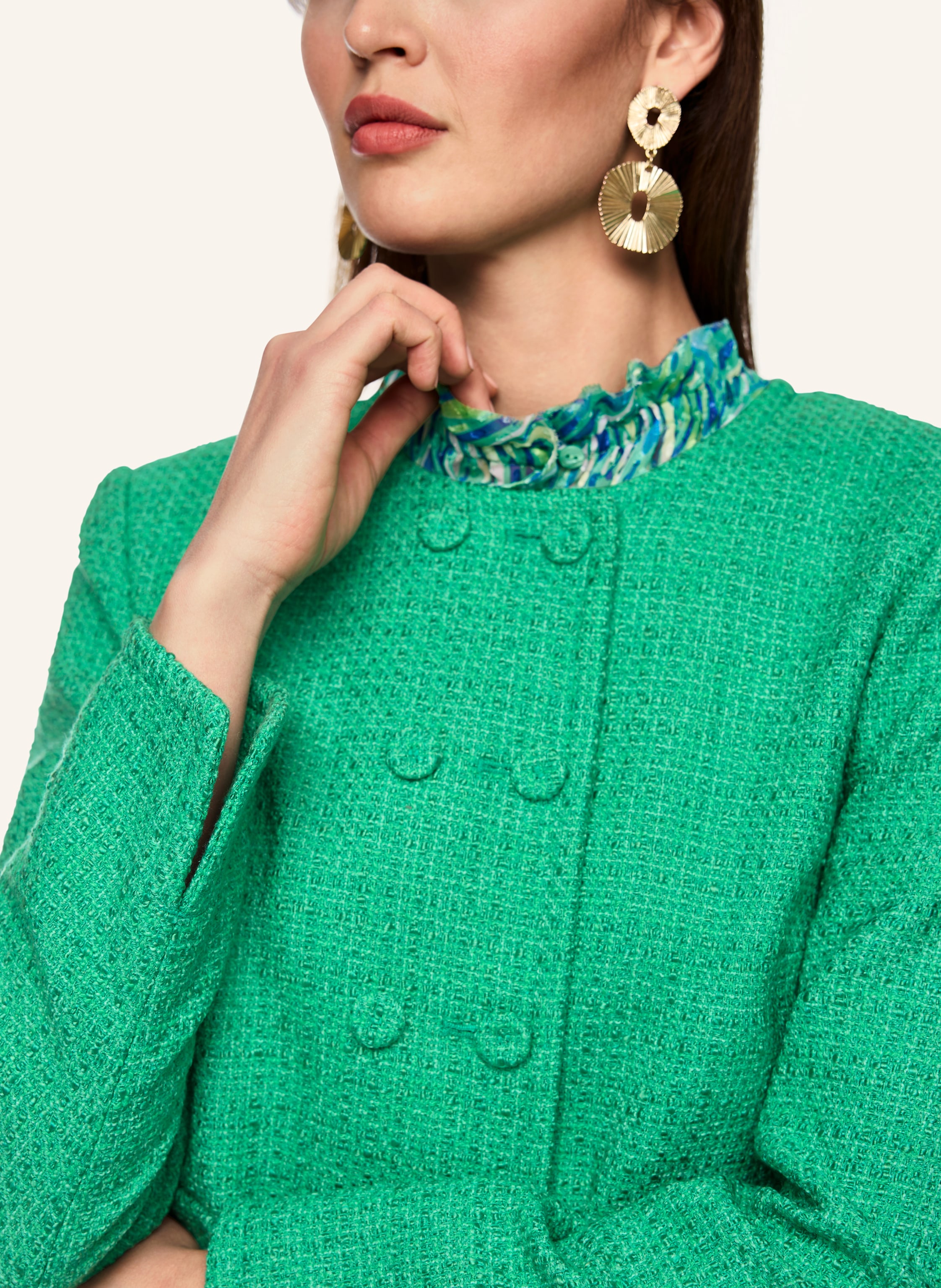 Thumbnail - Marc Cain Tweed-Jacke gruen