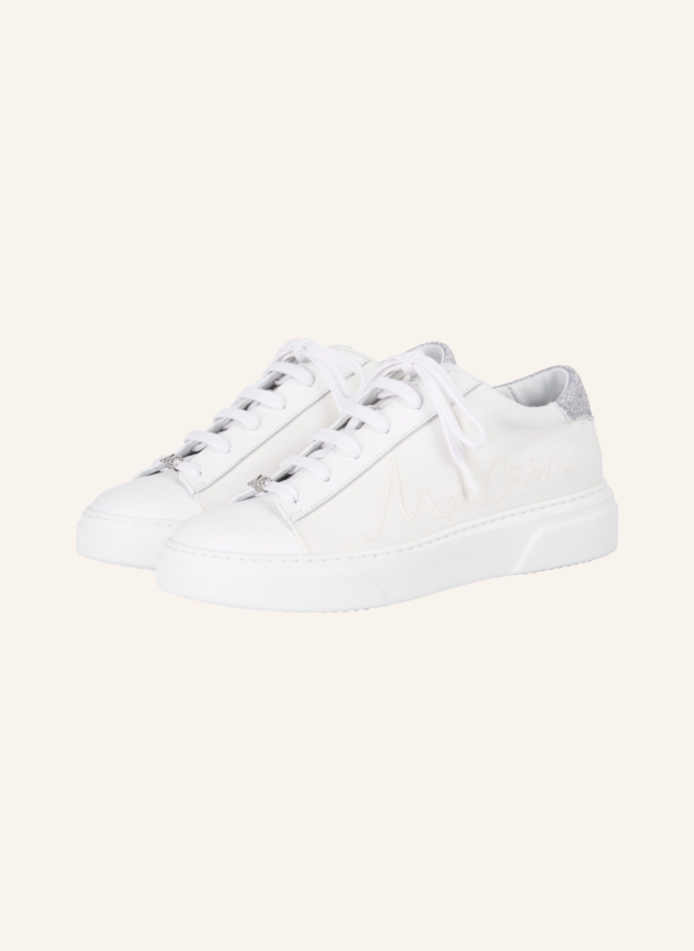 MARC CAIN Sneaker in weiss/ creme