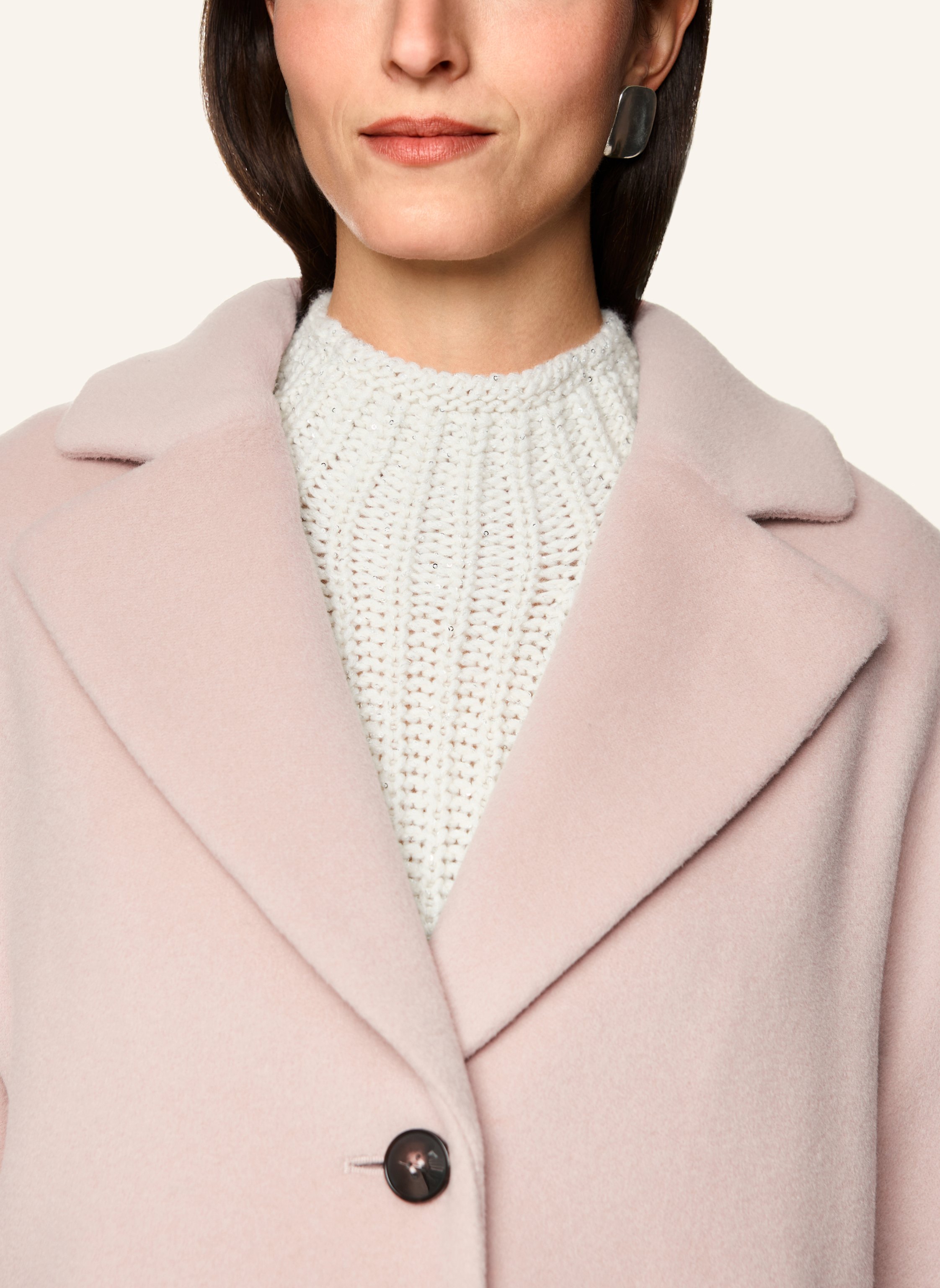 Thumbnail - Marc Cain Mantel Mit Alpaka beige