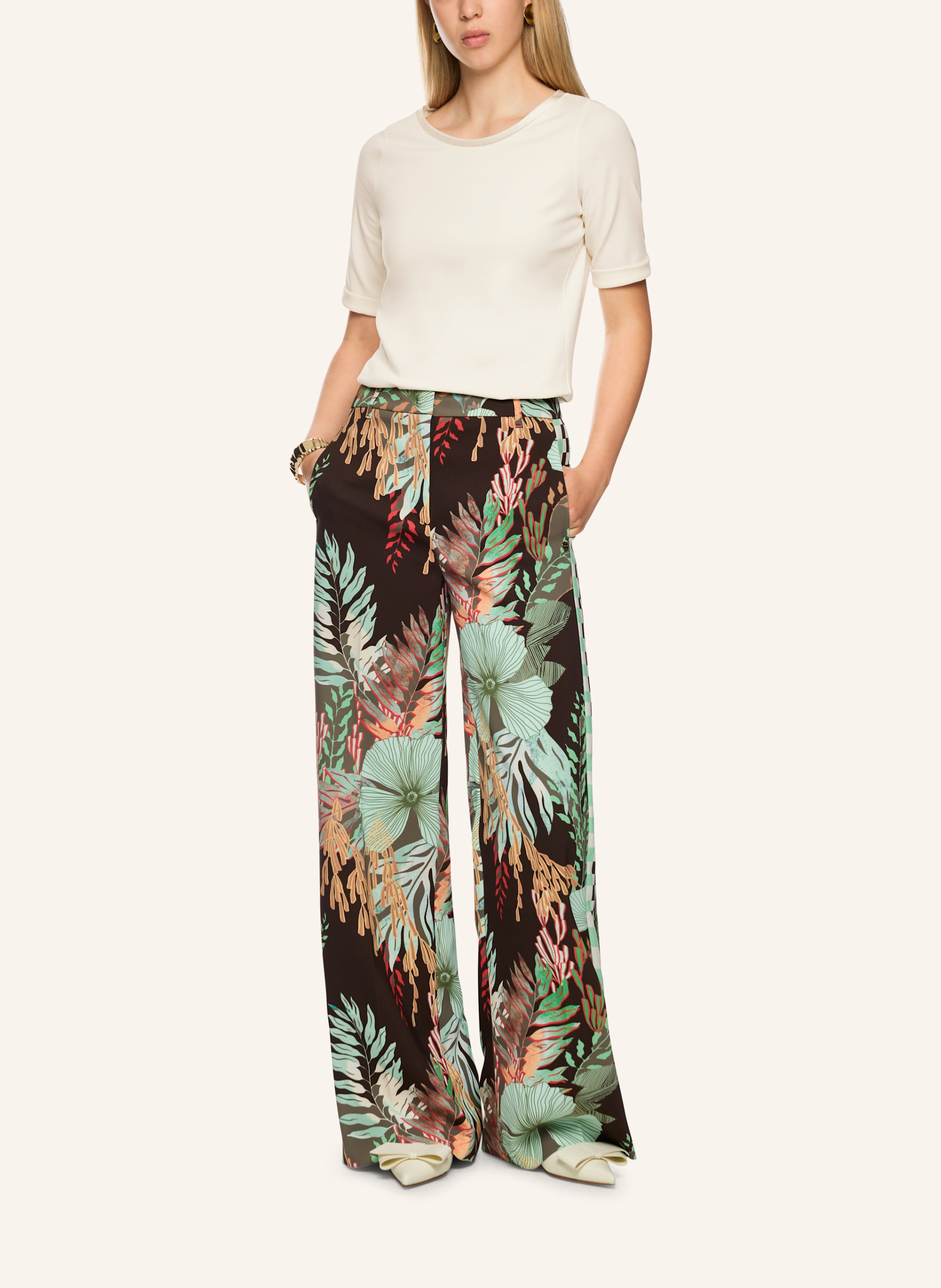 Thumbnail - Marc Cain Shirt Mit 3/4-Arm beige