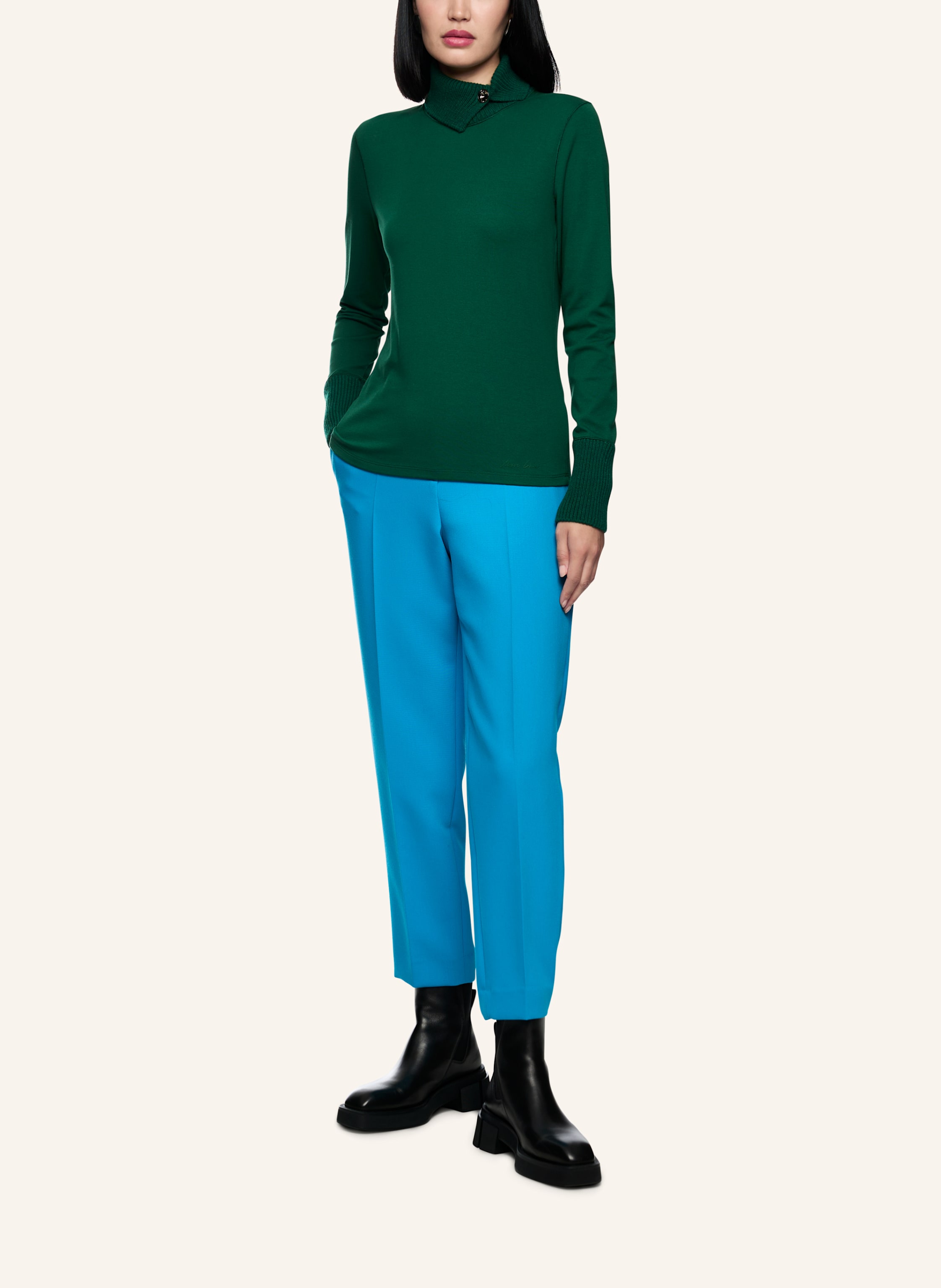 Thumbnail - Marc Cain Rollkragenshirt gruen