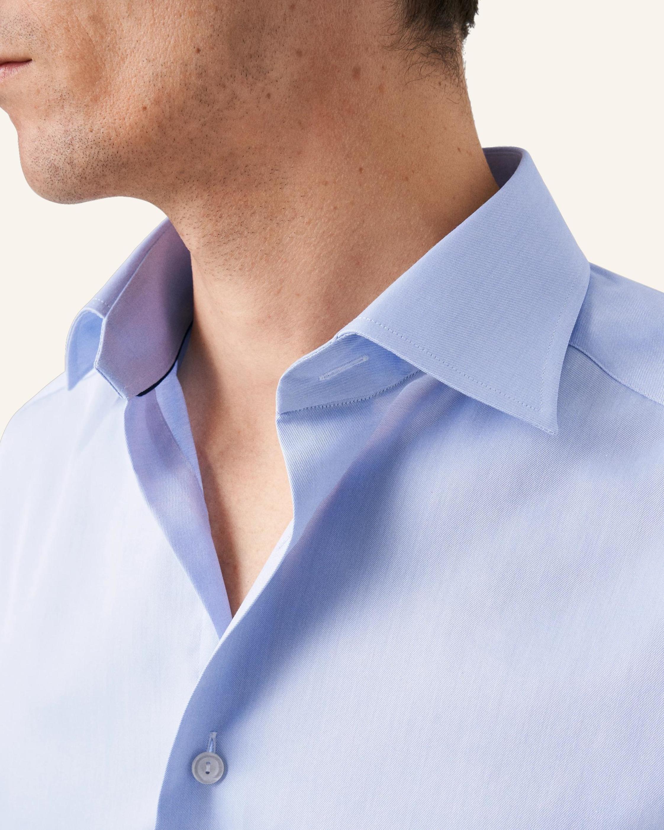 Thumbnail - Eton Signature-Twill-Hemd Slim Fit blau