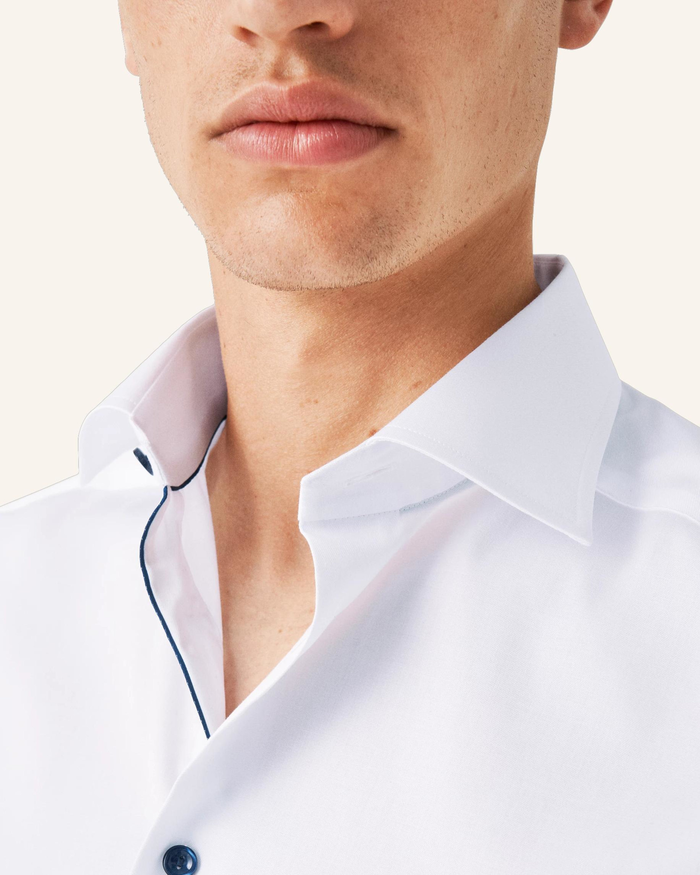 Thumbnail - Eton Signature-Twill-Hemd Slim Fit weiss