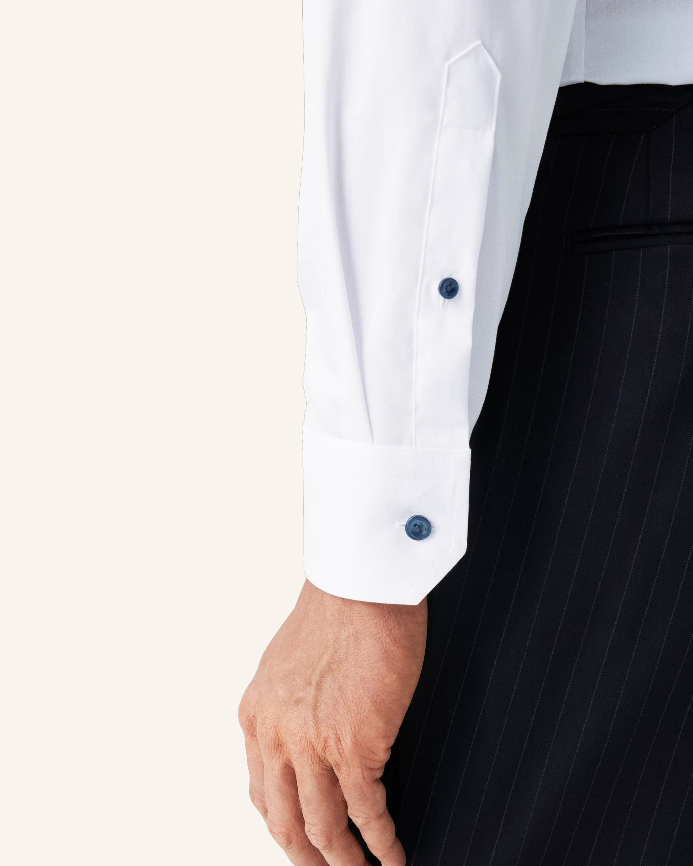 Thumbnail - Eton Signature-Twill-Hemd Slim Fit weiss