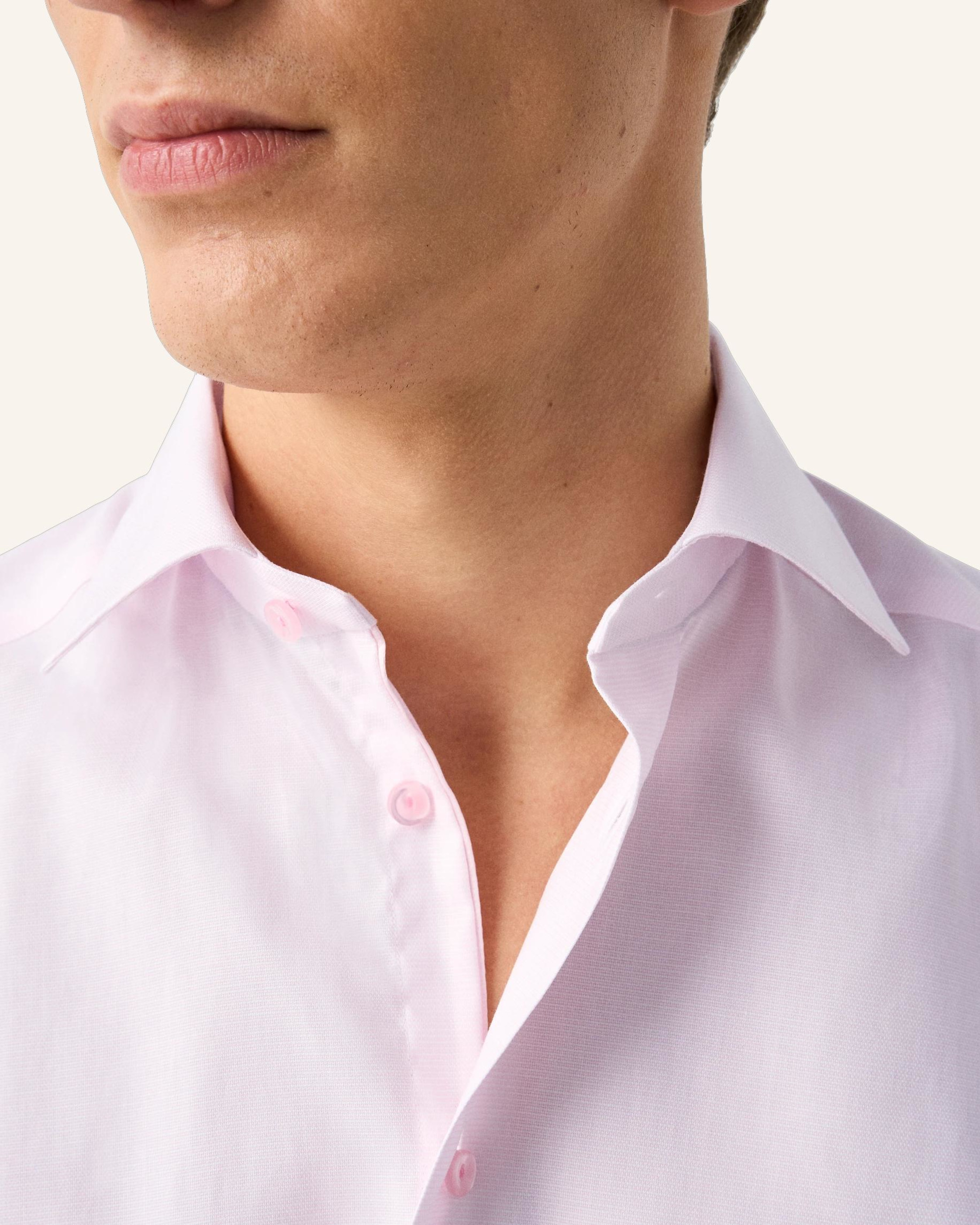 Thumbnail - Eton Twill-Hemd Slim Fit pink