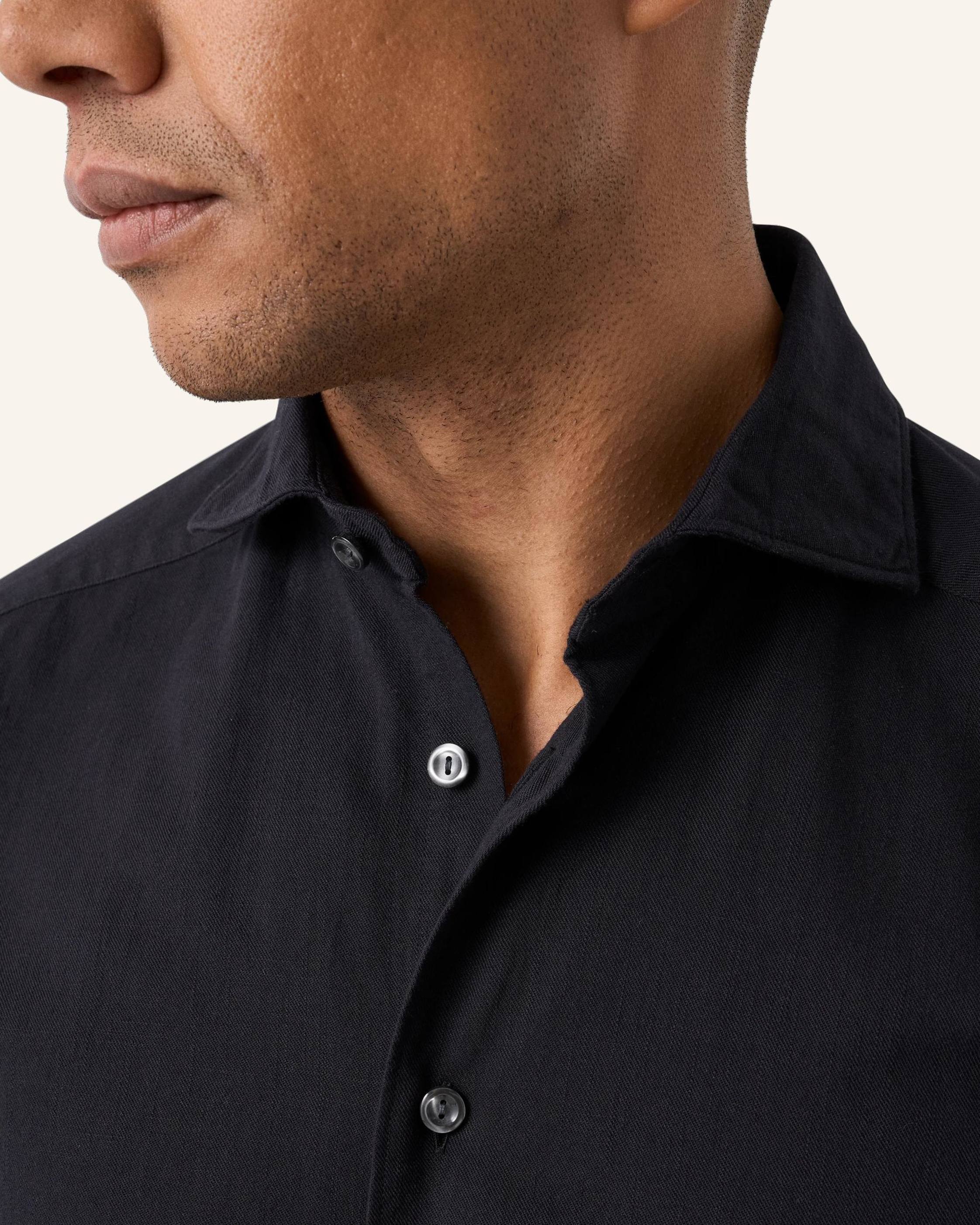 Thumbnail - Eton Jeanshemd Slim Fit schwarz