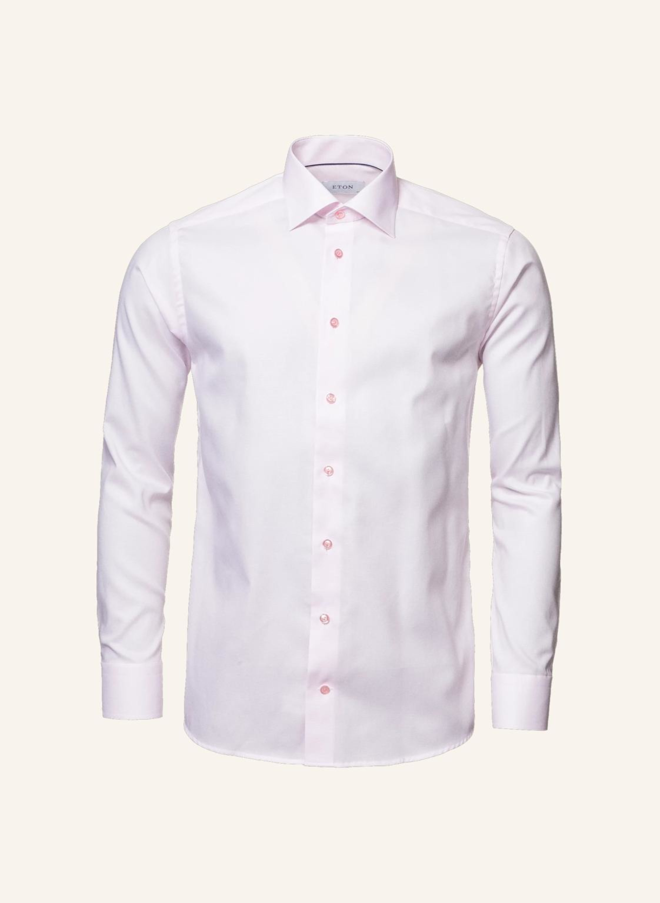 Eton Twill-Hemd Slim Fit pink