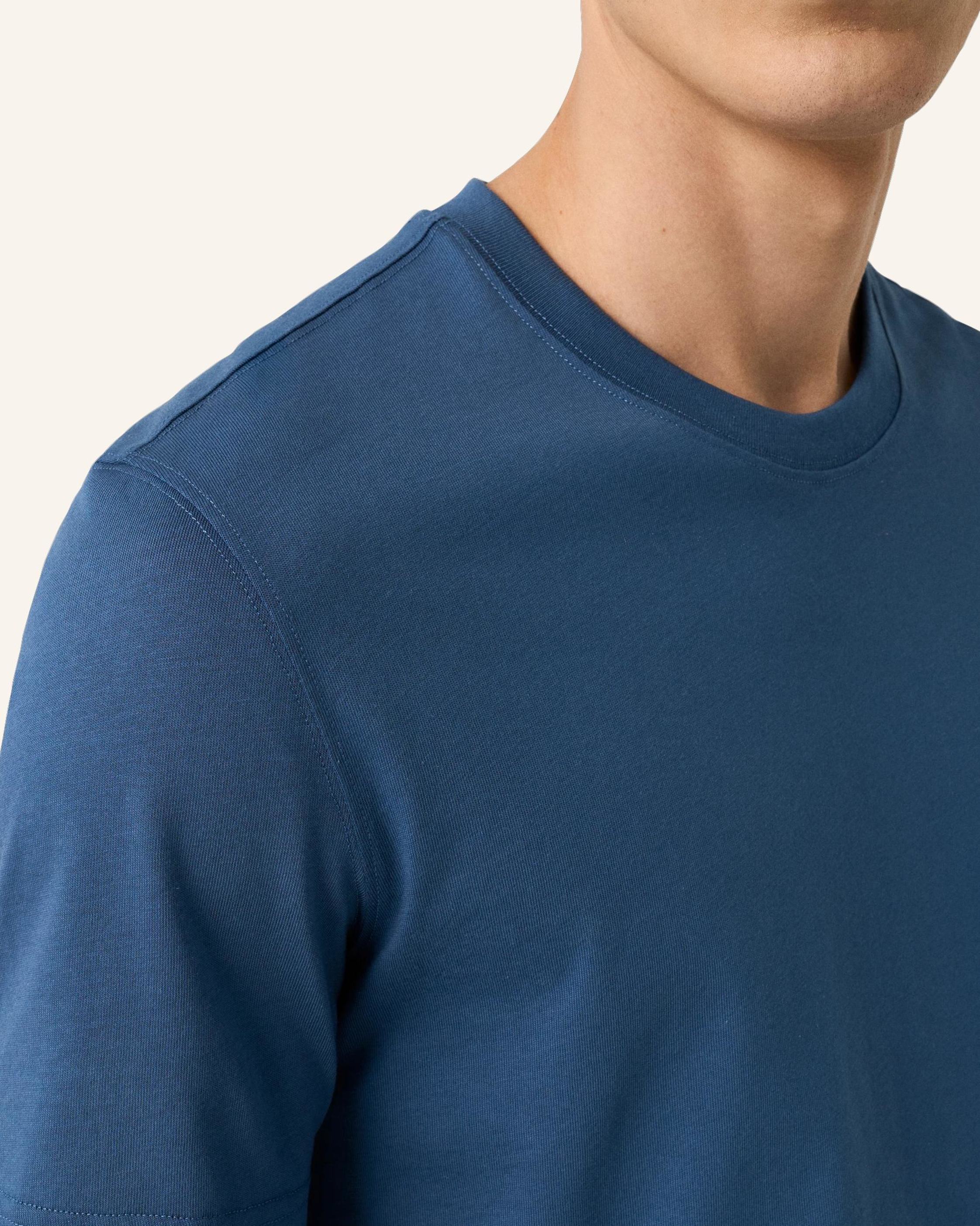 Thumbnail - Eton Single Jersey Supima Cotton T-Shirt blau