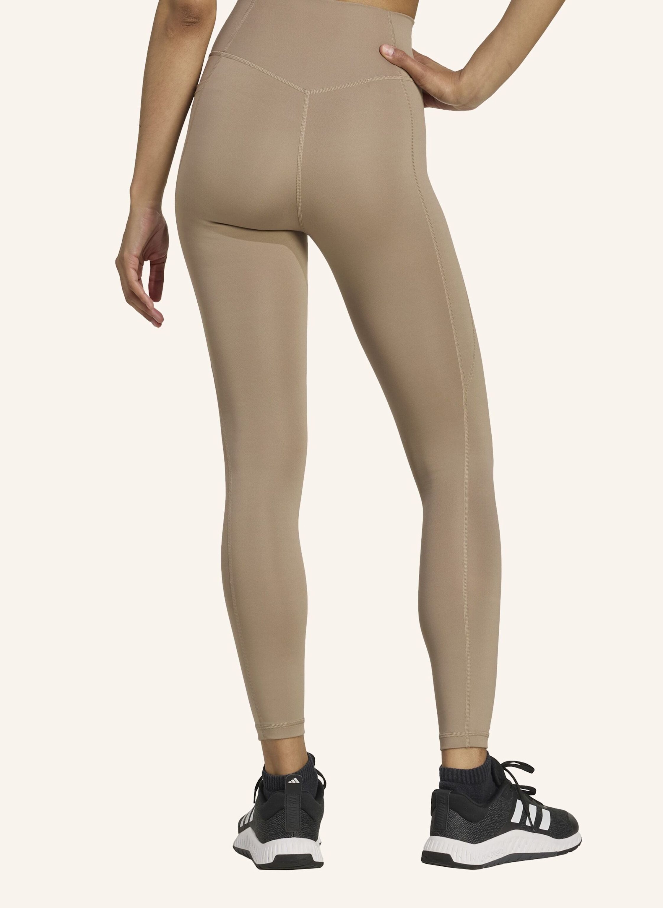 Thumbnail - Adidas Optime Essentials 7/8-Leggings Ohne Vordernaht braun