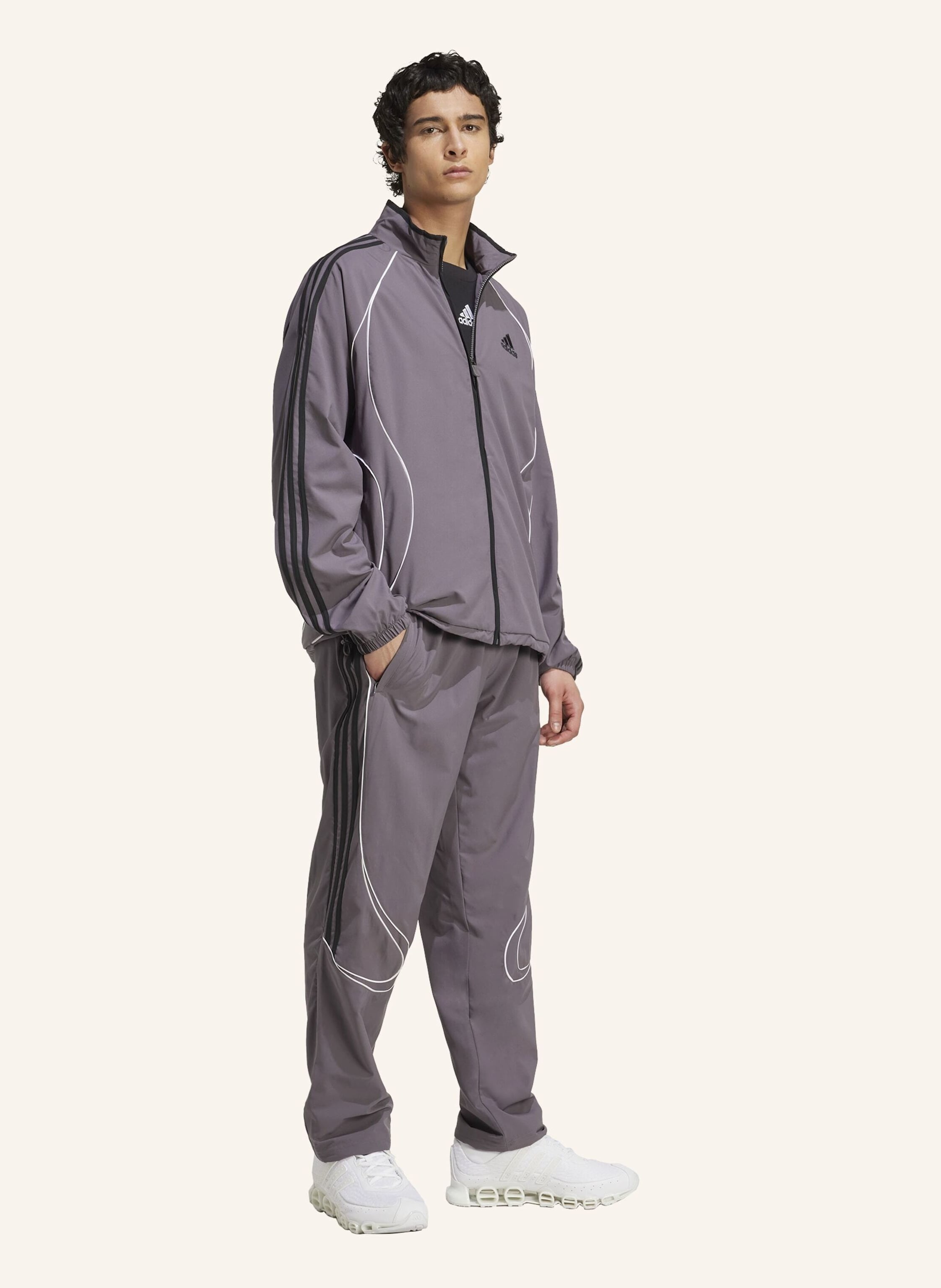 Thumbnail - Adidas Originals Teamgeist Adicolor Trainingshose grau