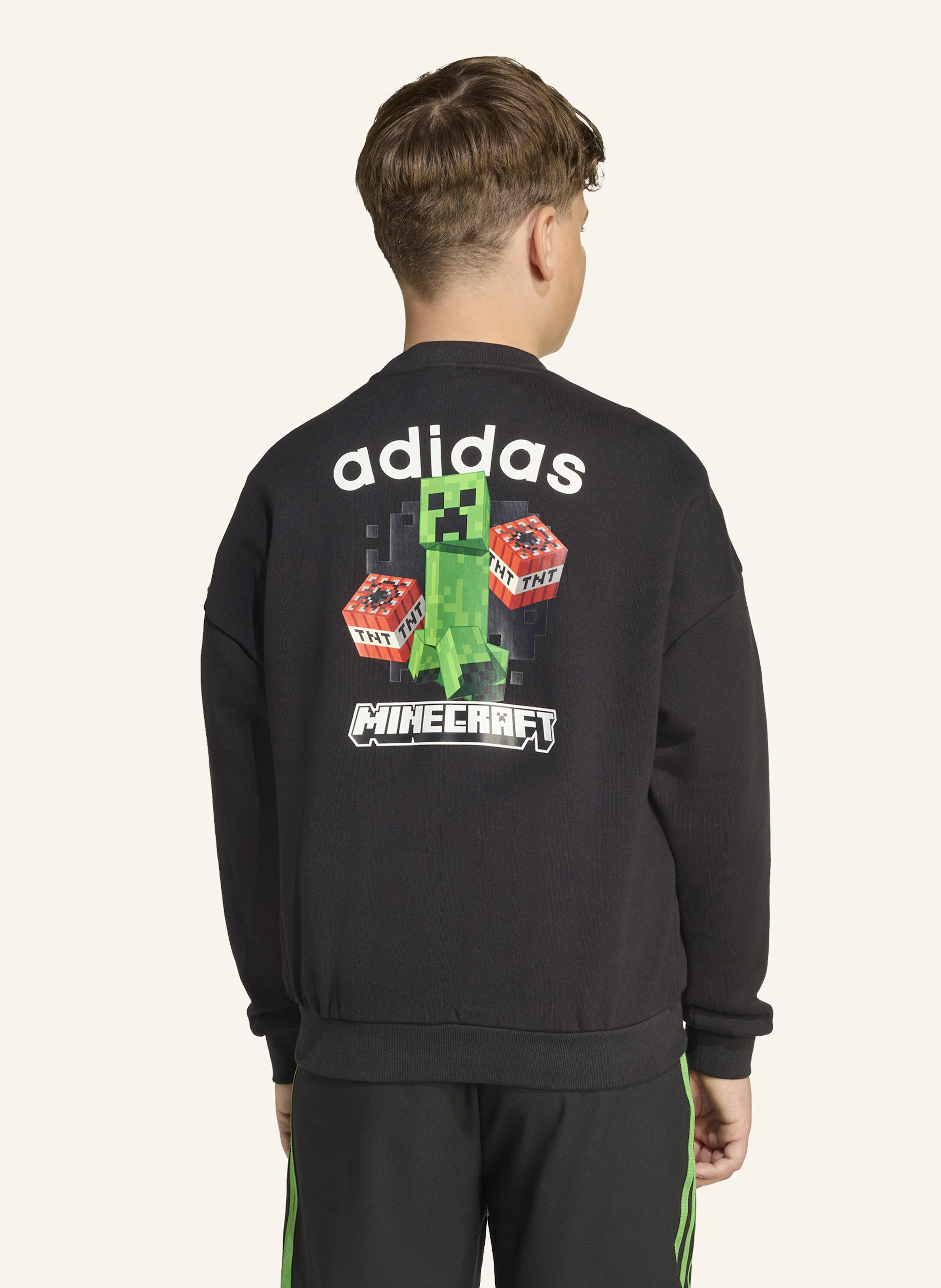 Thumbnail - Adidas Originals Adidas Minecraft Kids Sweatshirt schwarz
