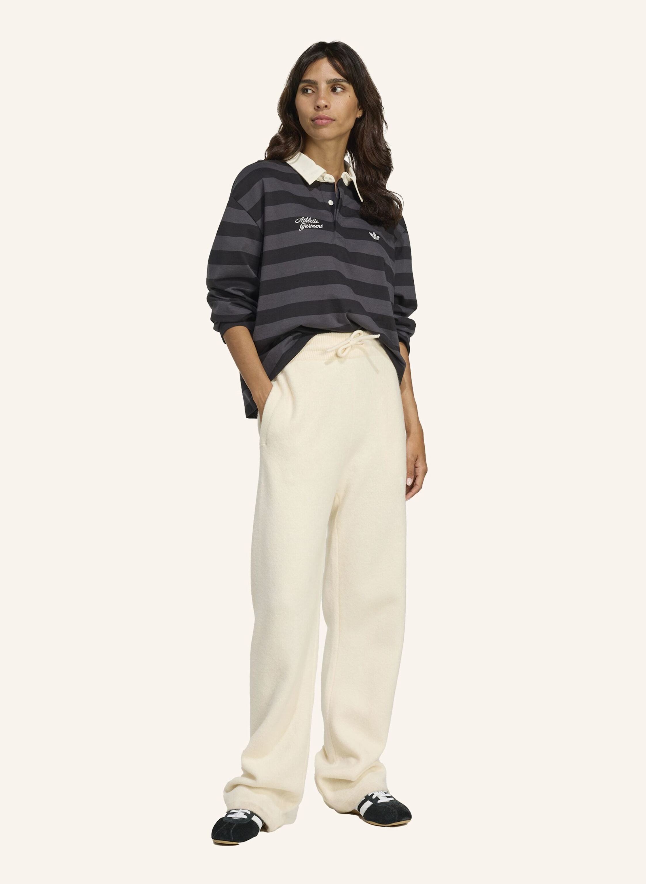 Thumbnail - Adidas Originals Strickhose Im Jogging-Stil weiss