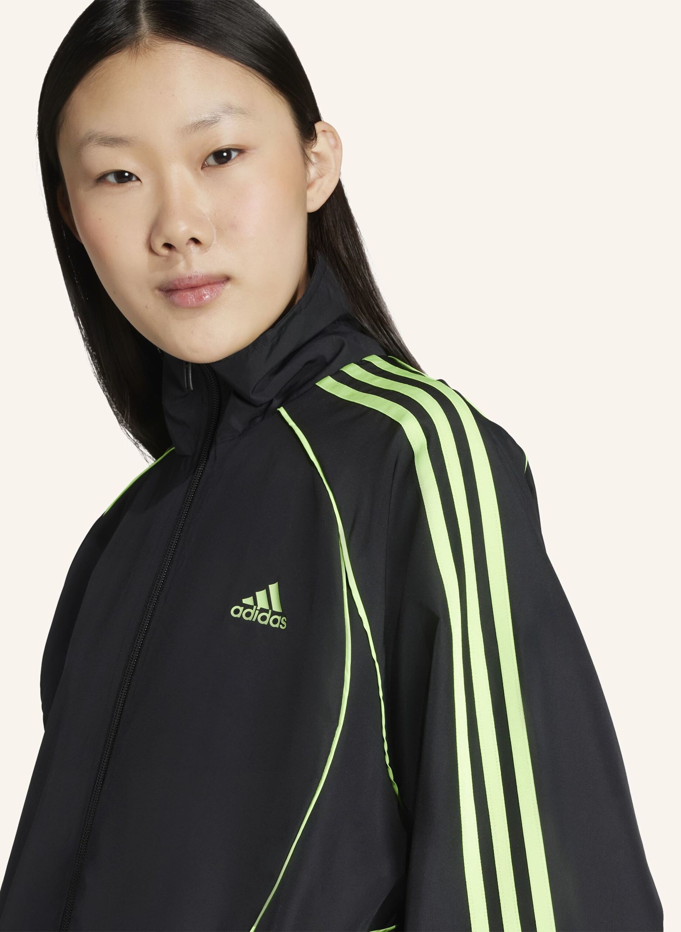 Thumbnail - Adidas Originals Teamgeist Adicolor Originals Jacke, Oversized, Gewebt schwarz