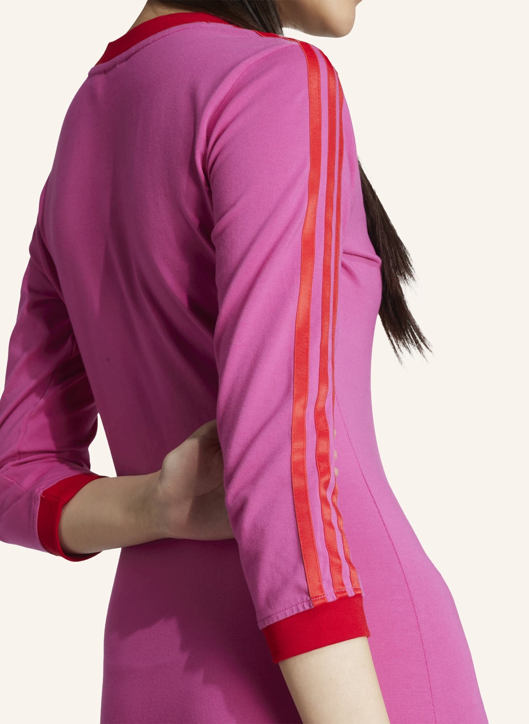 Thumbnail - Adidas Originals Jerseykleid Mit 3/4-Arm pink